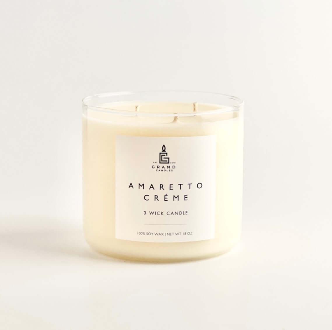 Amaretto Créme Candle  - Grand Candles LLC   