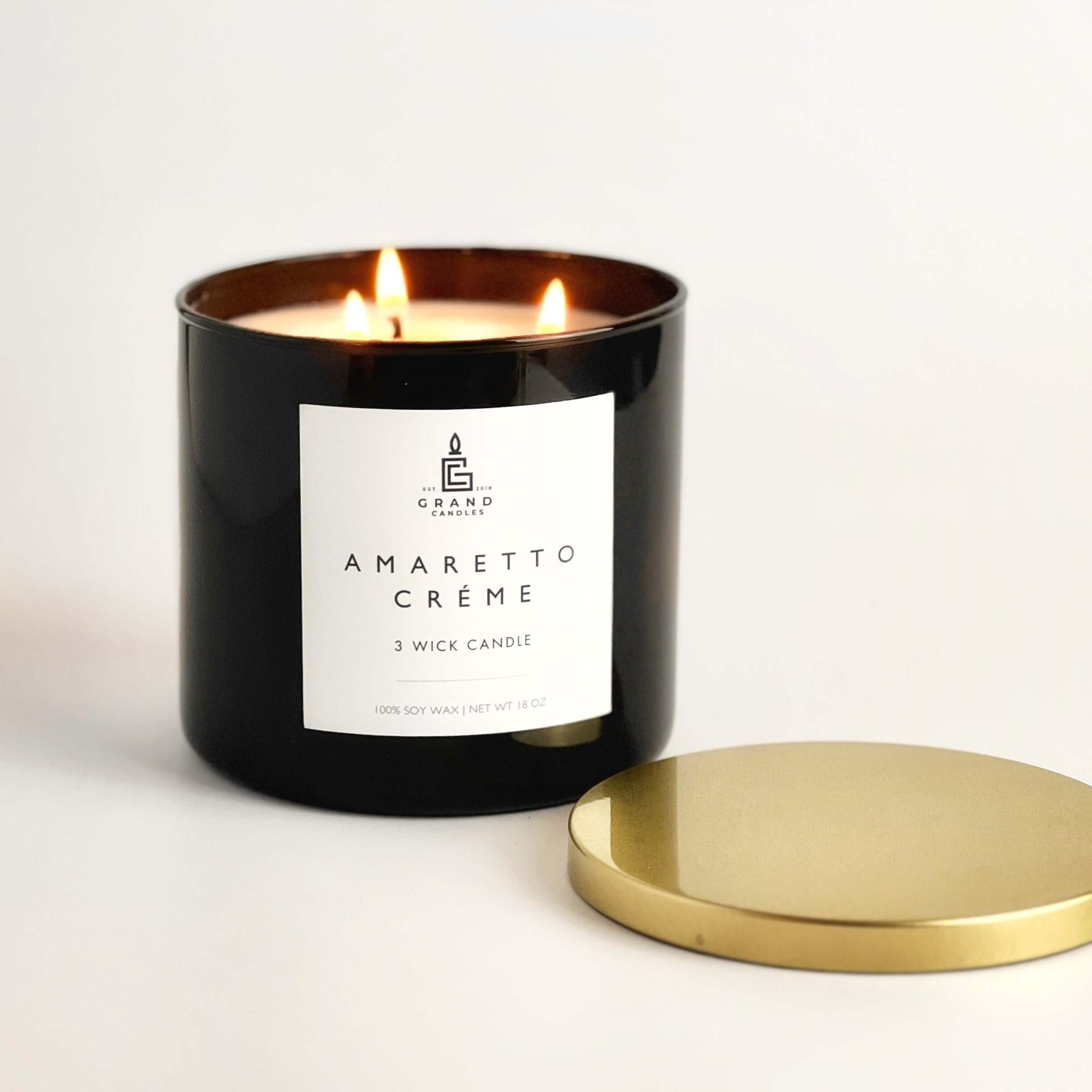 Amaretto Créme Candle  - Grand Candles LLC   