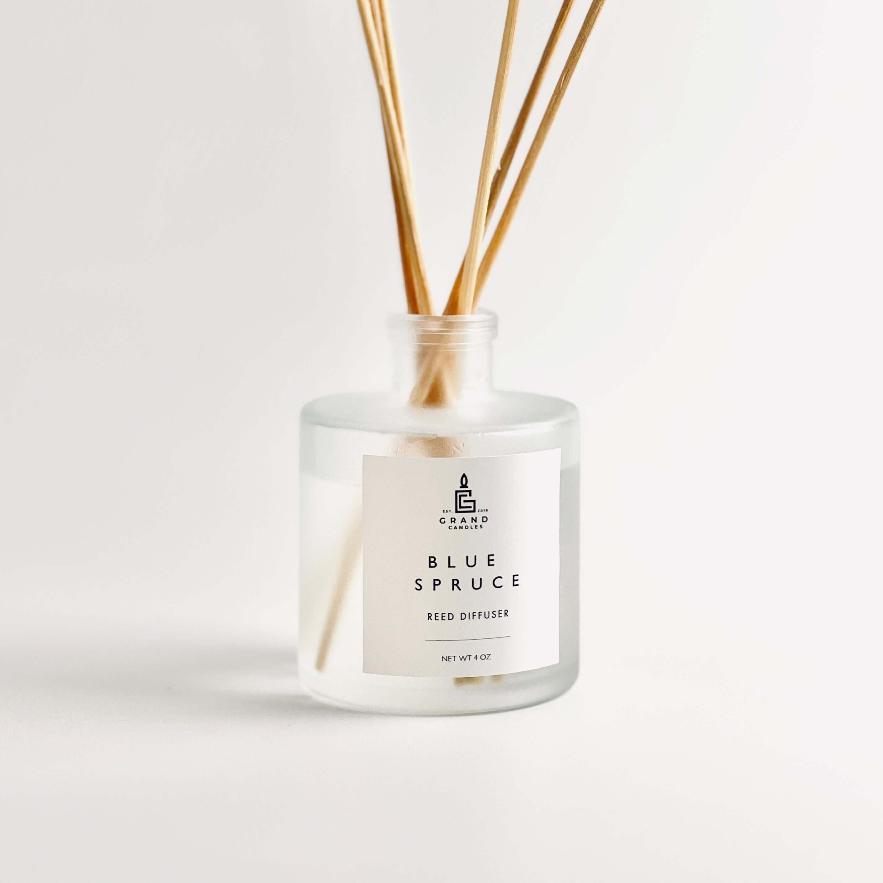 Blue Spruce Reed Diffuser  - Grand Candles LLC   