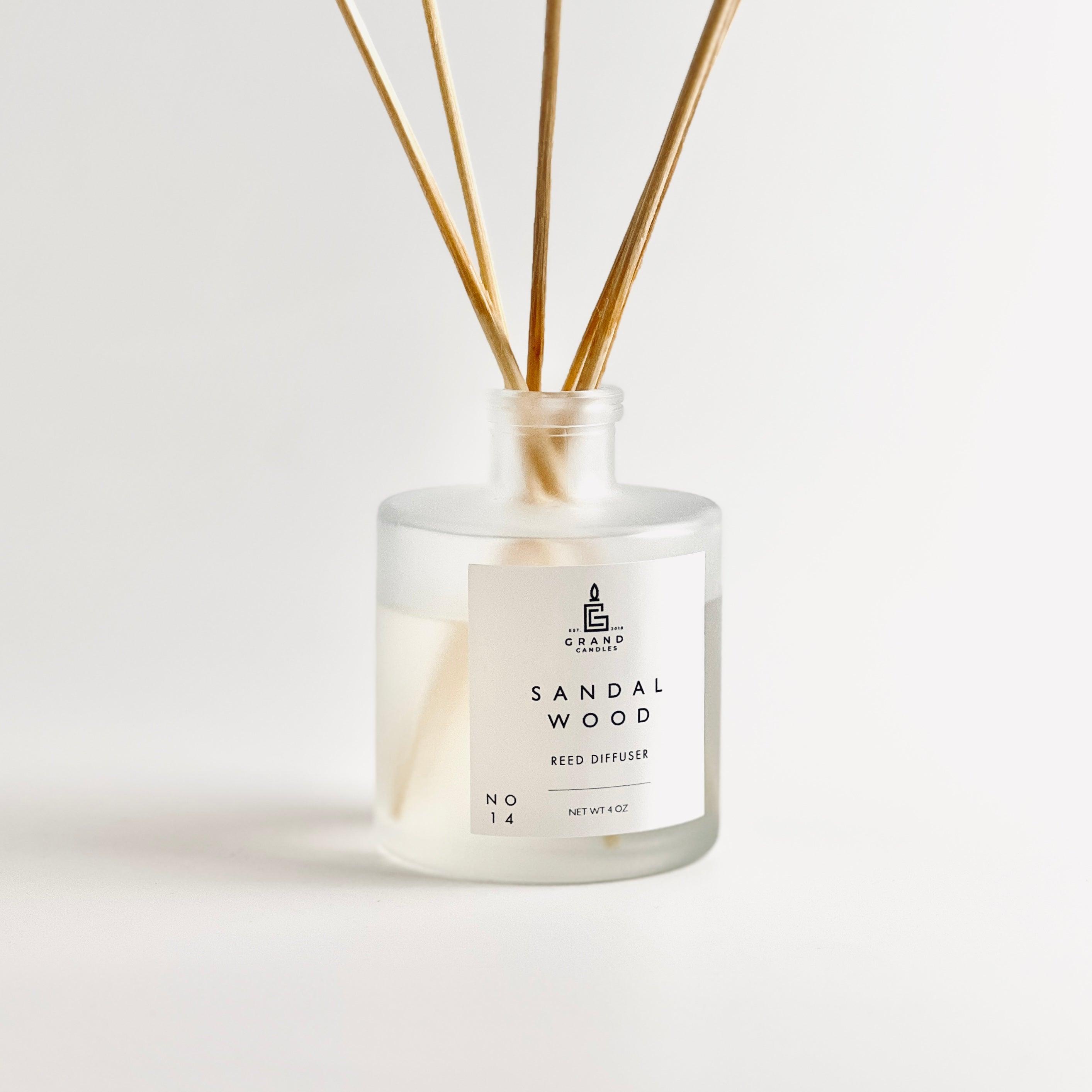 Sandalwood Reed Diffuser  - Grand Candles LLC   