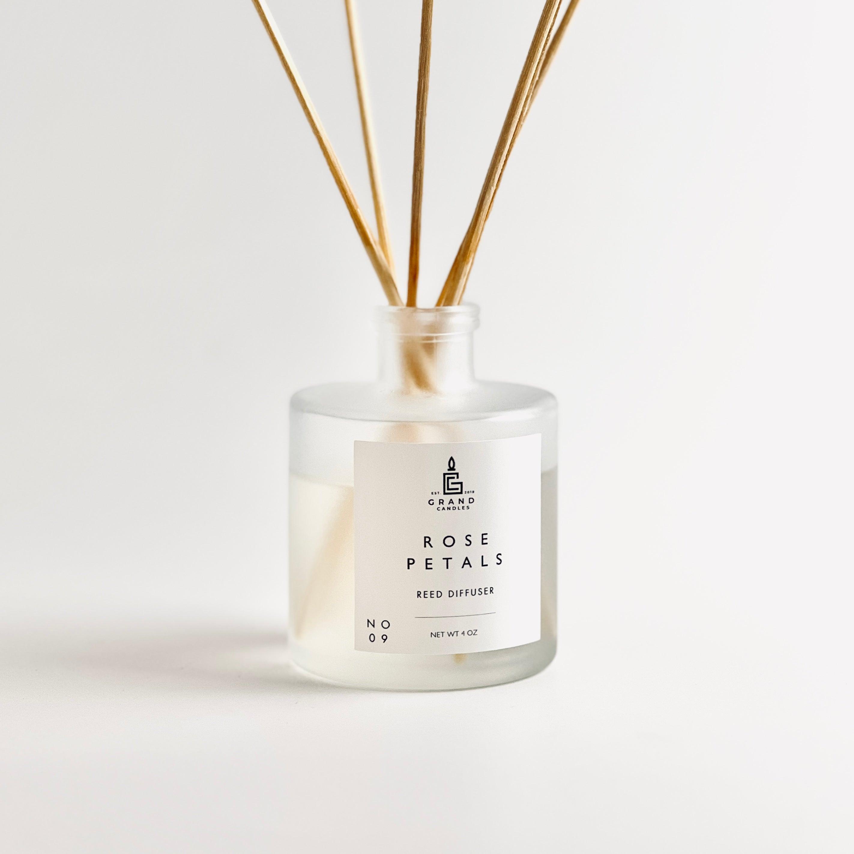 Rose Petals Reed Diffuser  - Grand Candles LLC   