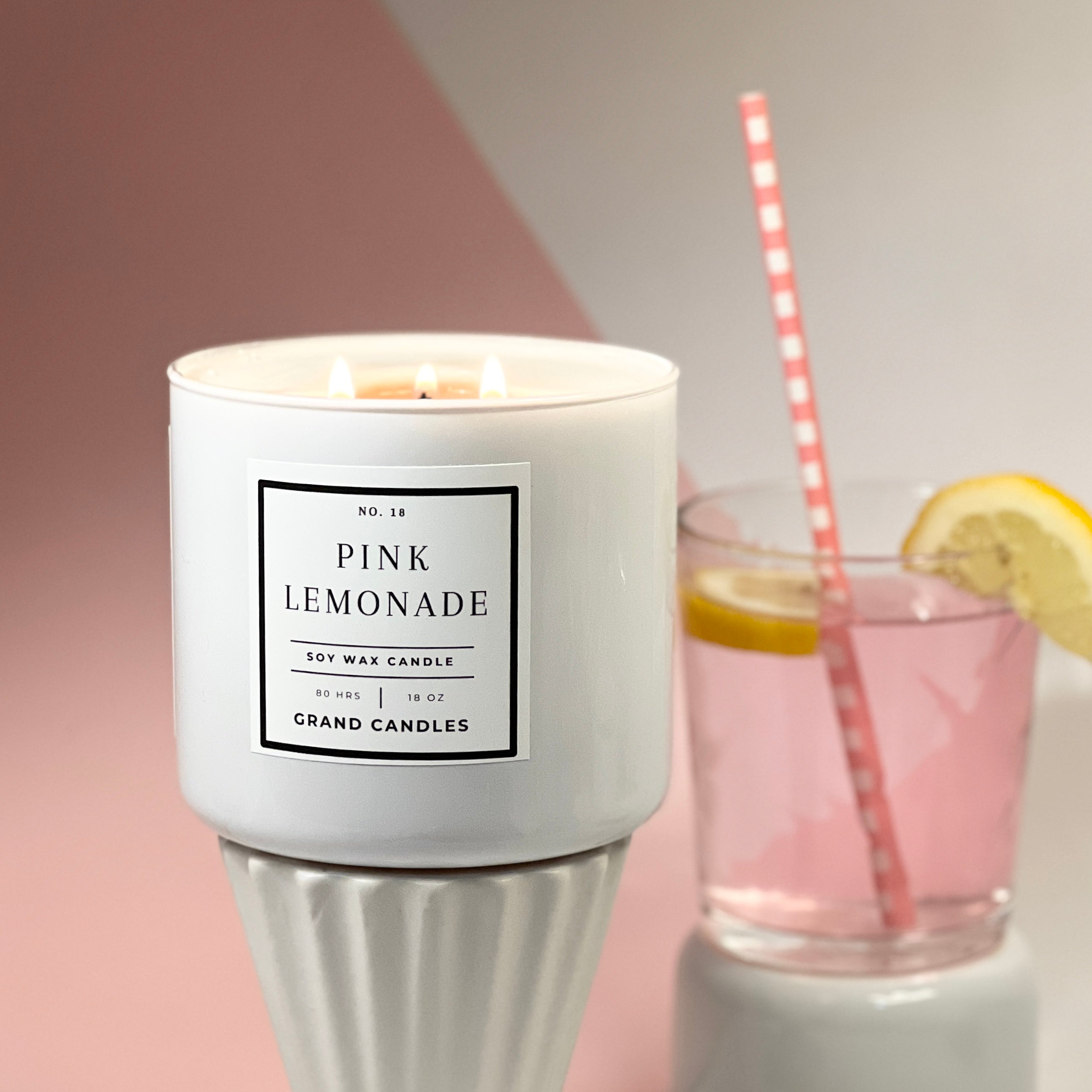 Pink Lemonade Candle