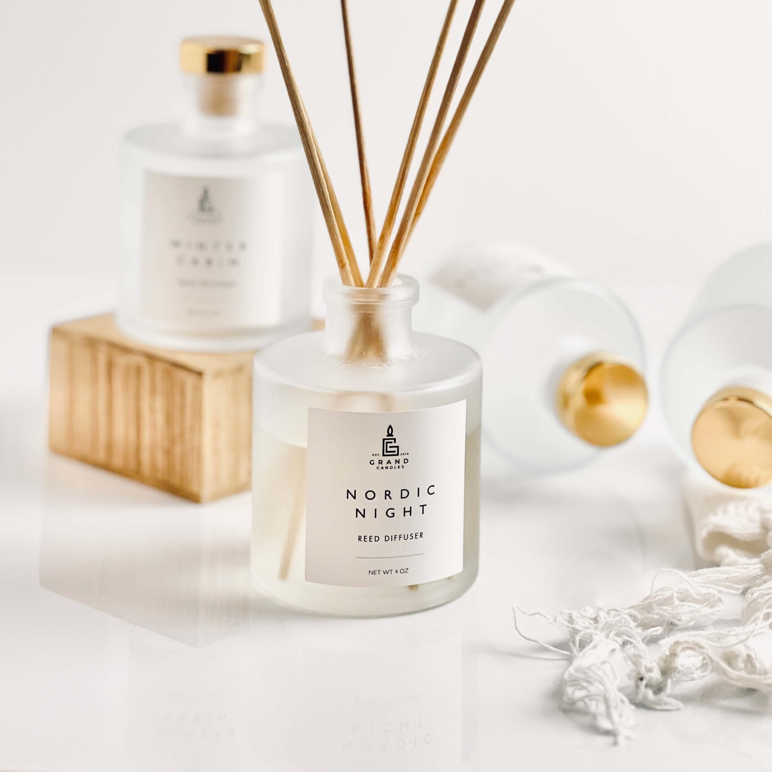 Nordic Night Reed Diffuser  - Grand Candles LLC   