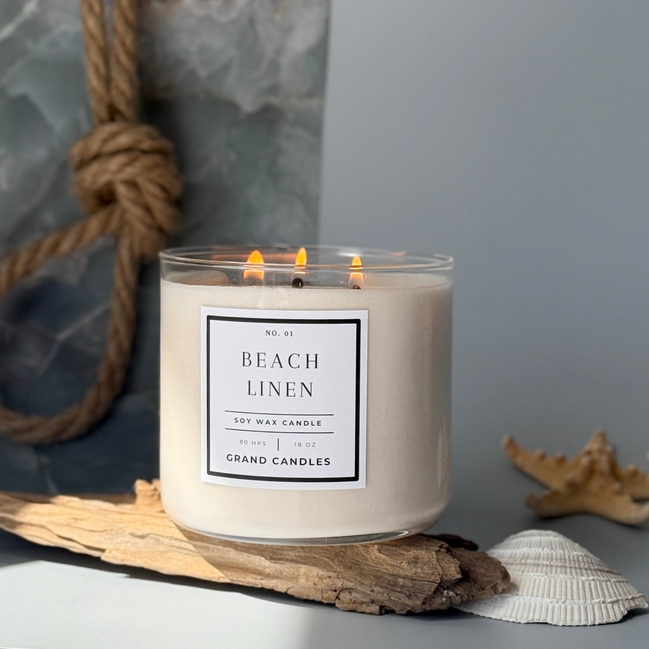 Beach Linen Candle