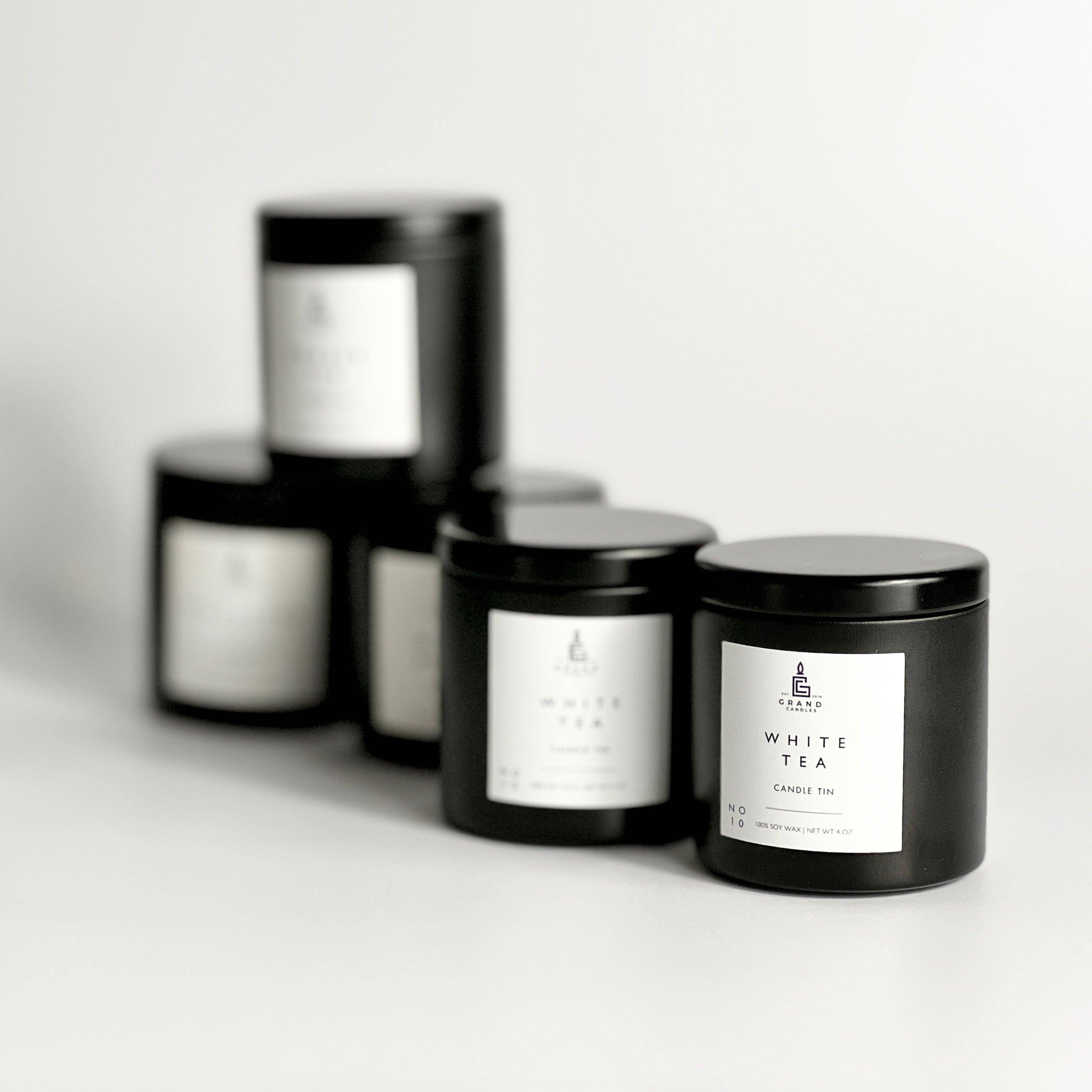 White Tea Candle  - Grand Candles LLC   