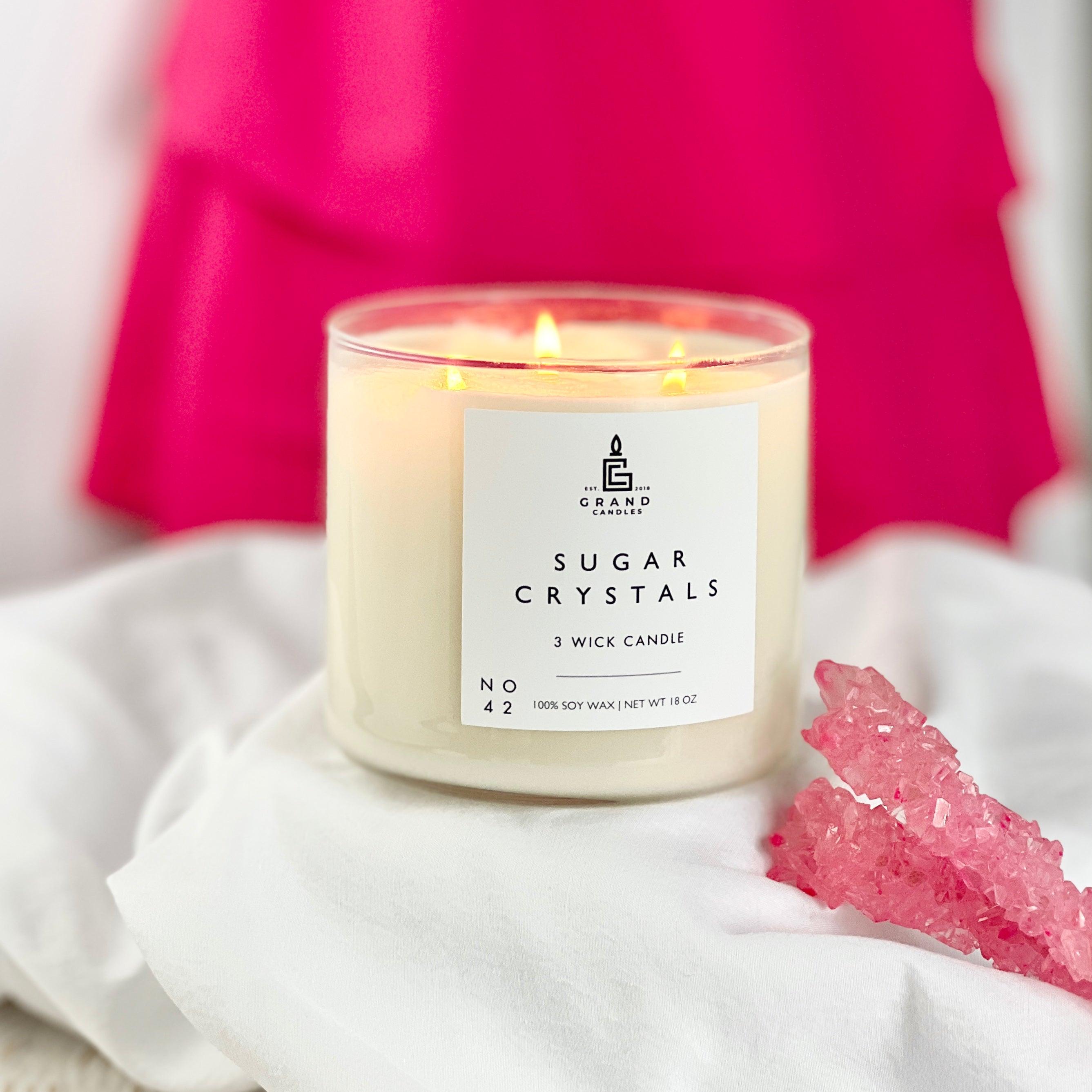 Sugar Crystals Candle  - Grand Candles LLC   