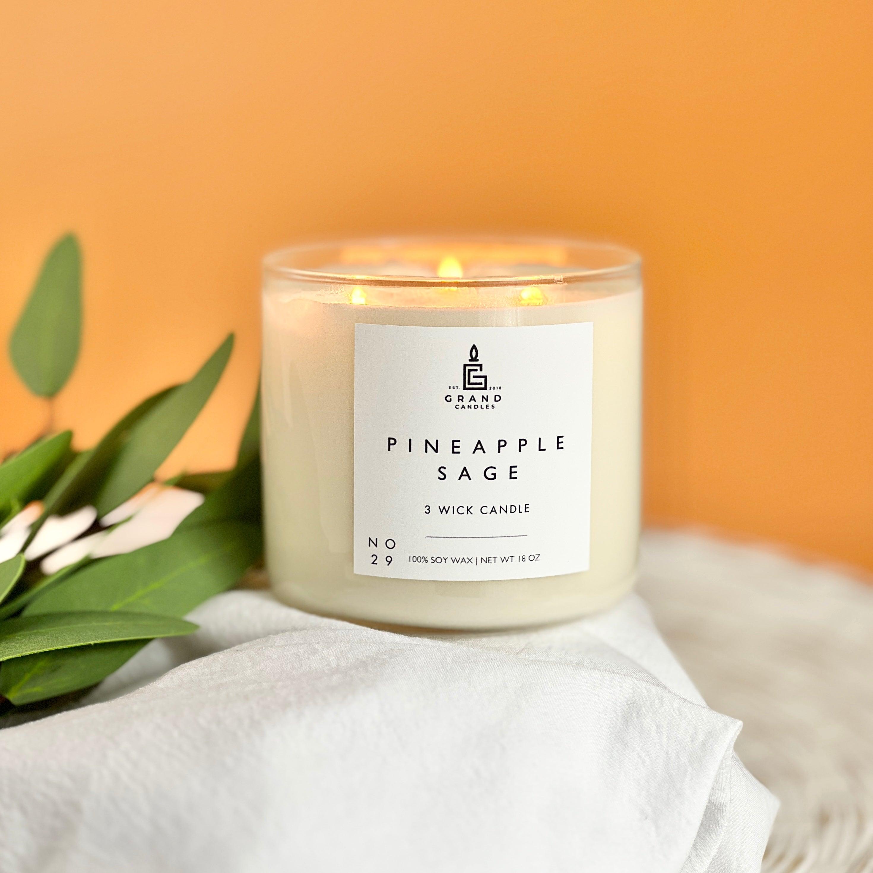 Pineapple Sage Candle  - Grand Candles LLC   