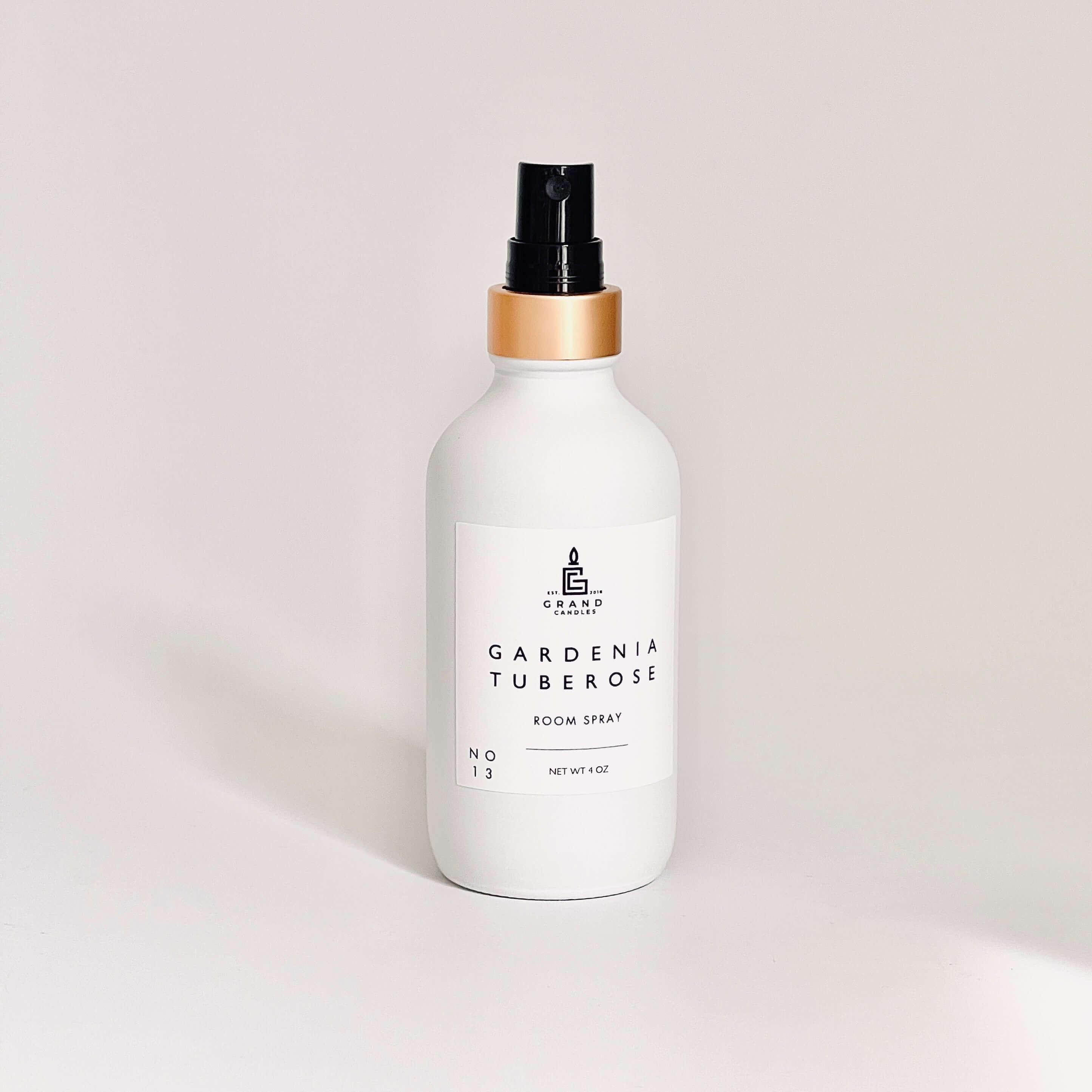 Gardenia Tuberose Room & Linen Spray  - Grand Candles LLC   