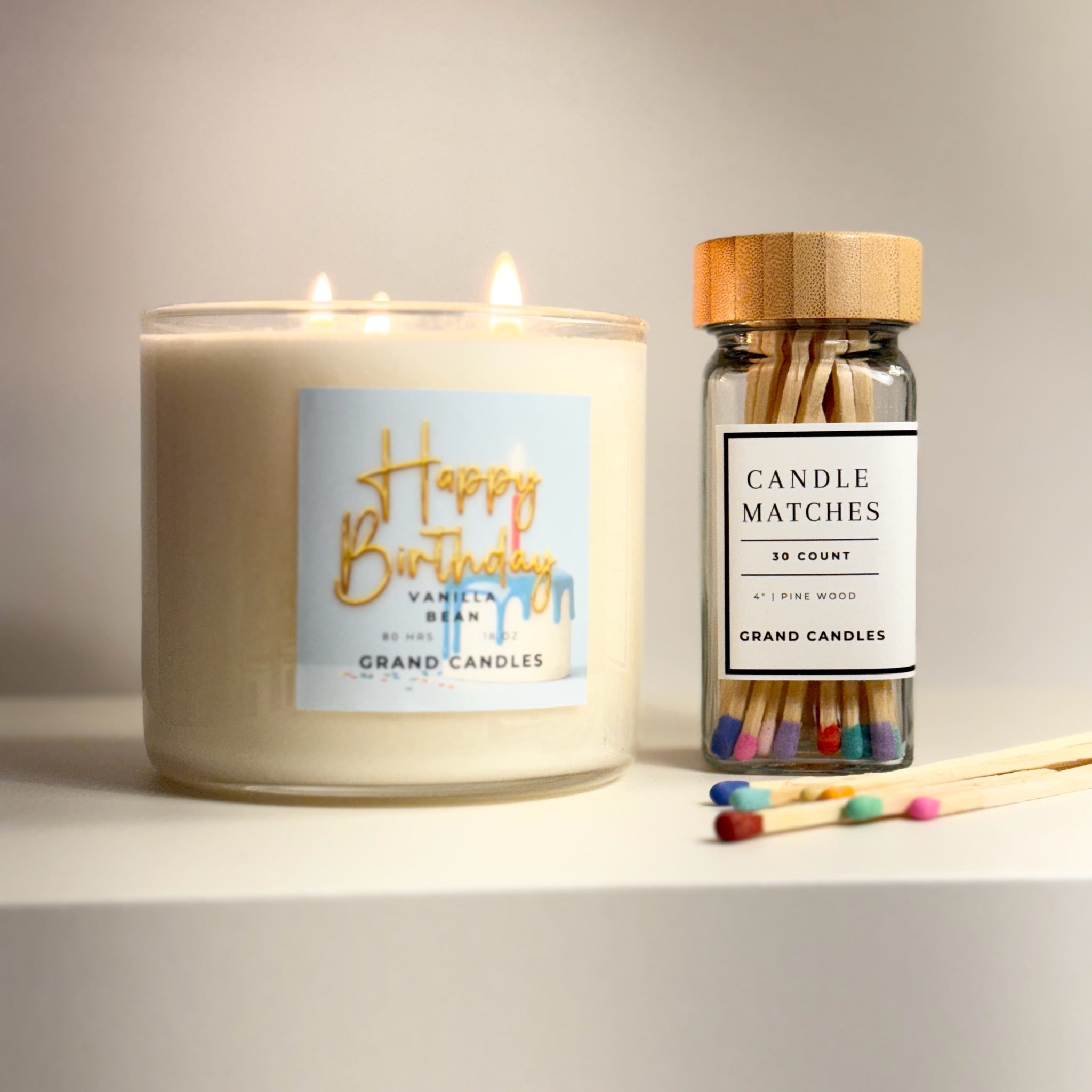 Birthday Candle & Matches