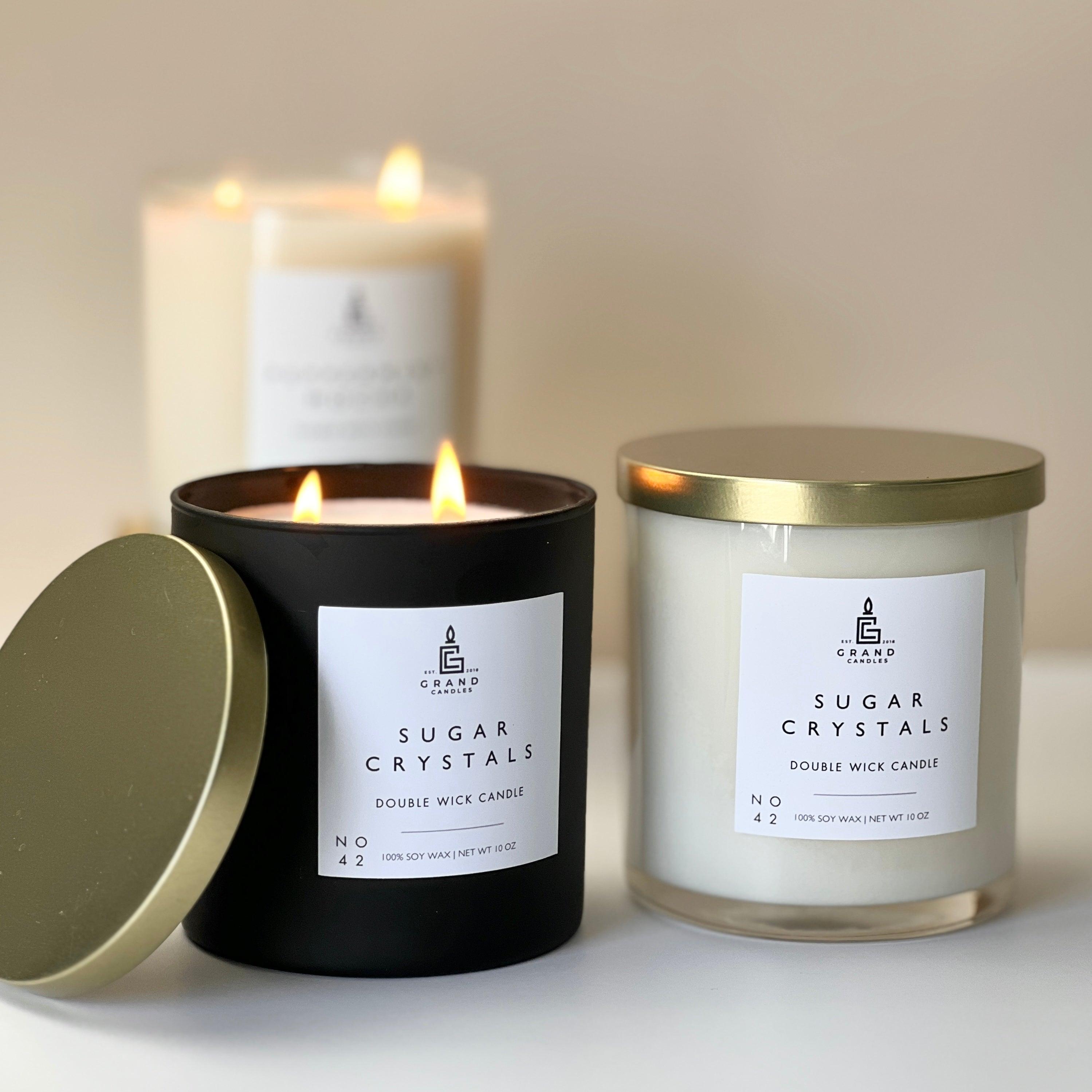 Sugar Crystals Candle  - Grand Candles LLC   