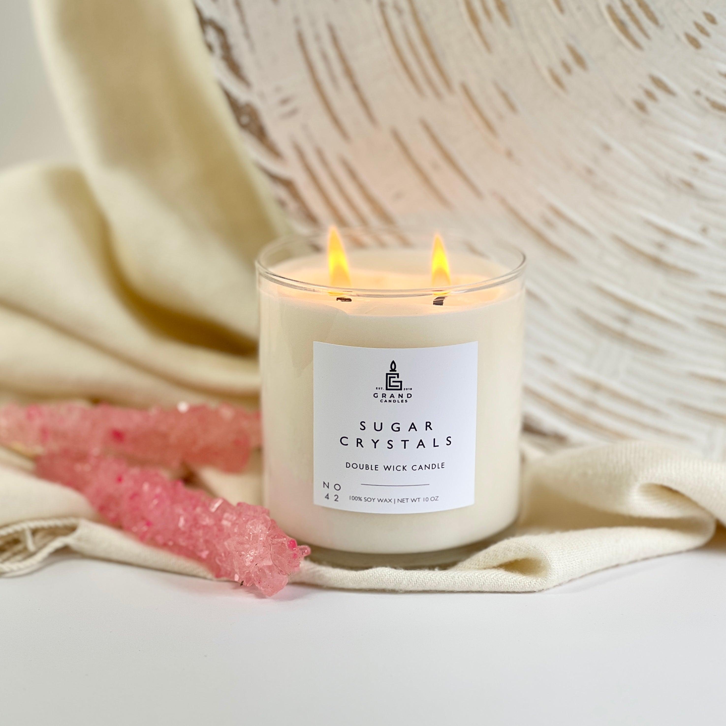 Sugar Crystals Candle  - Grand Candles LLC   