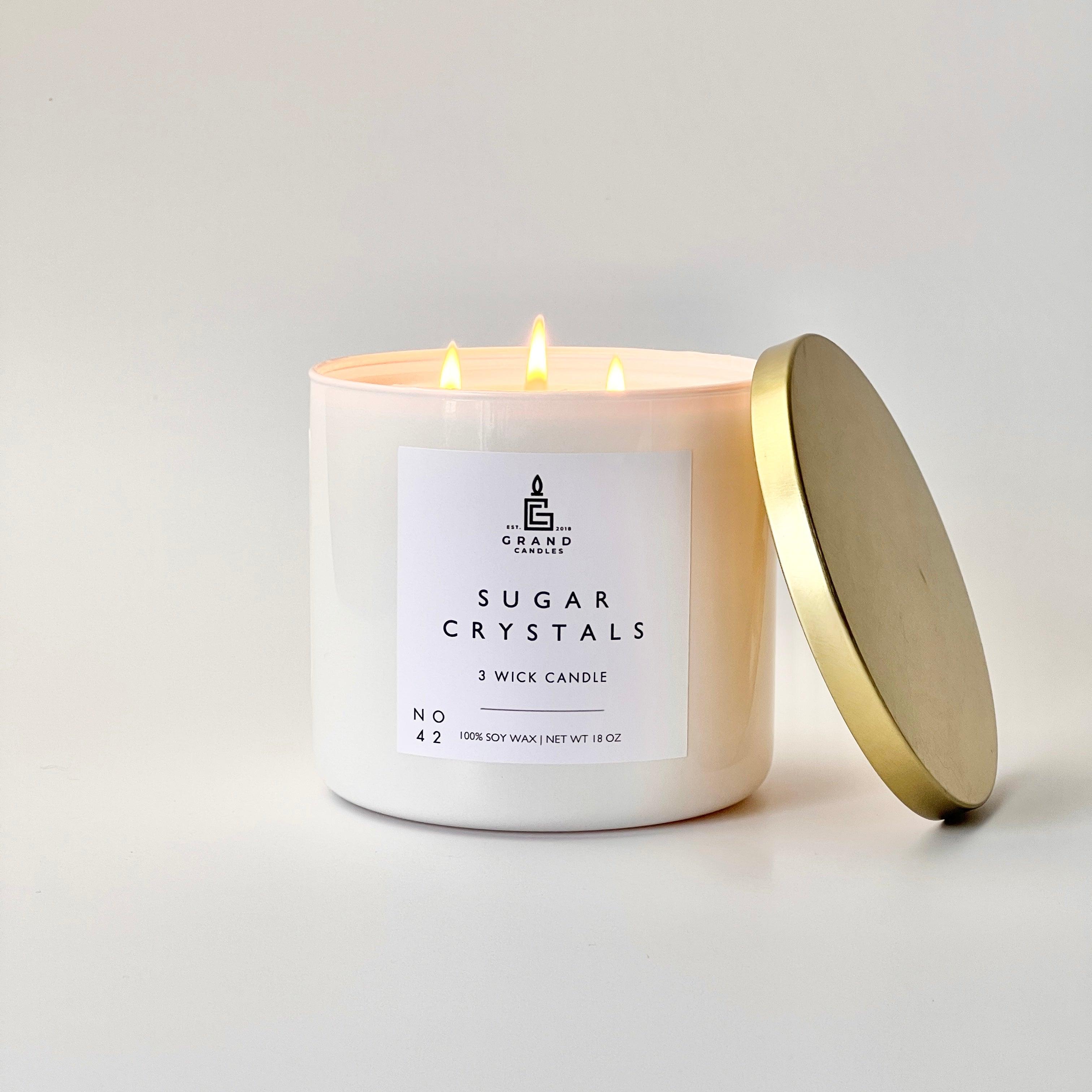 Sugar Crystals Candle  - Grand Candles LLC   
