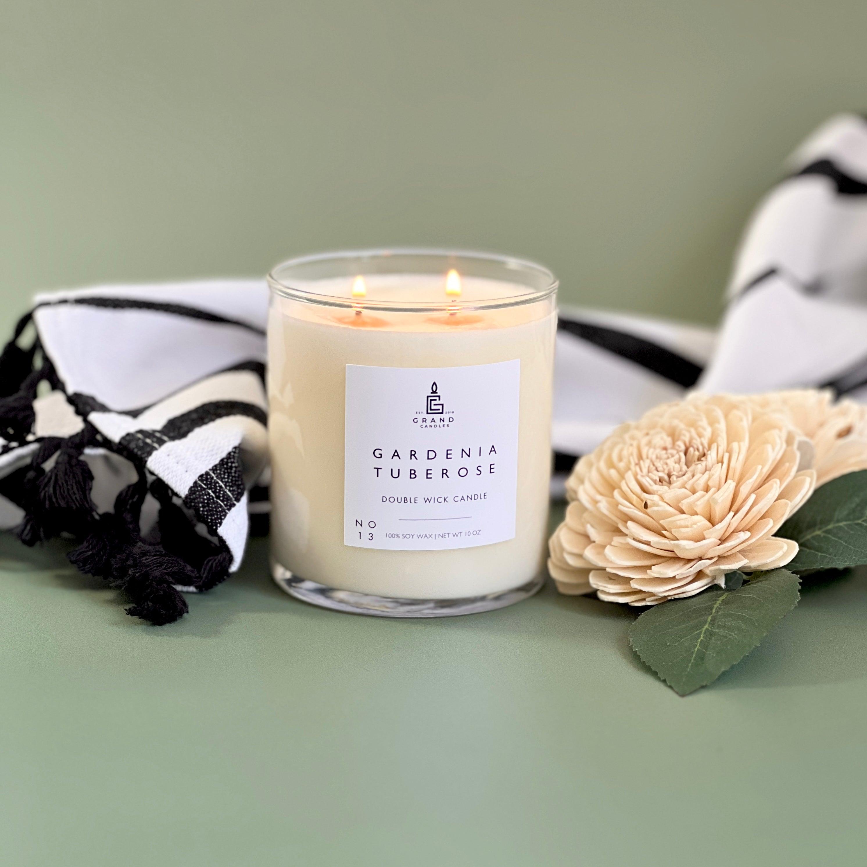 Gardenia Tuberose Candle  - Grand Candles LLC   