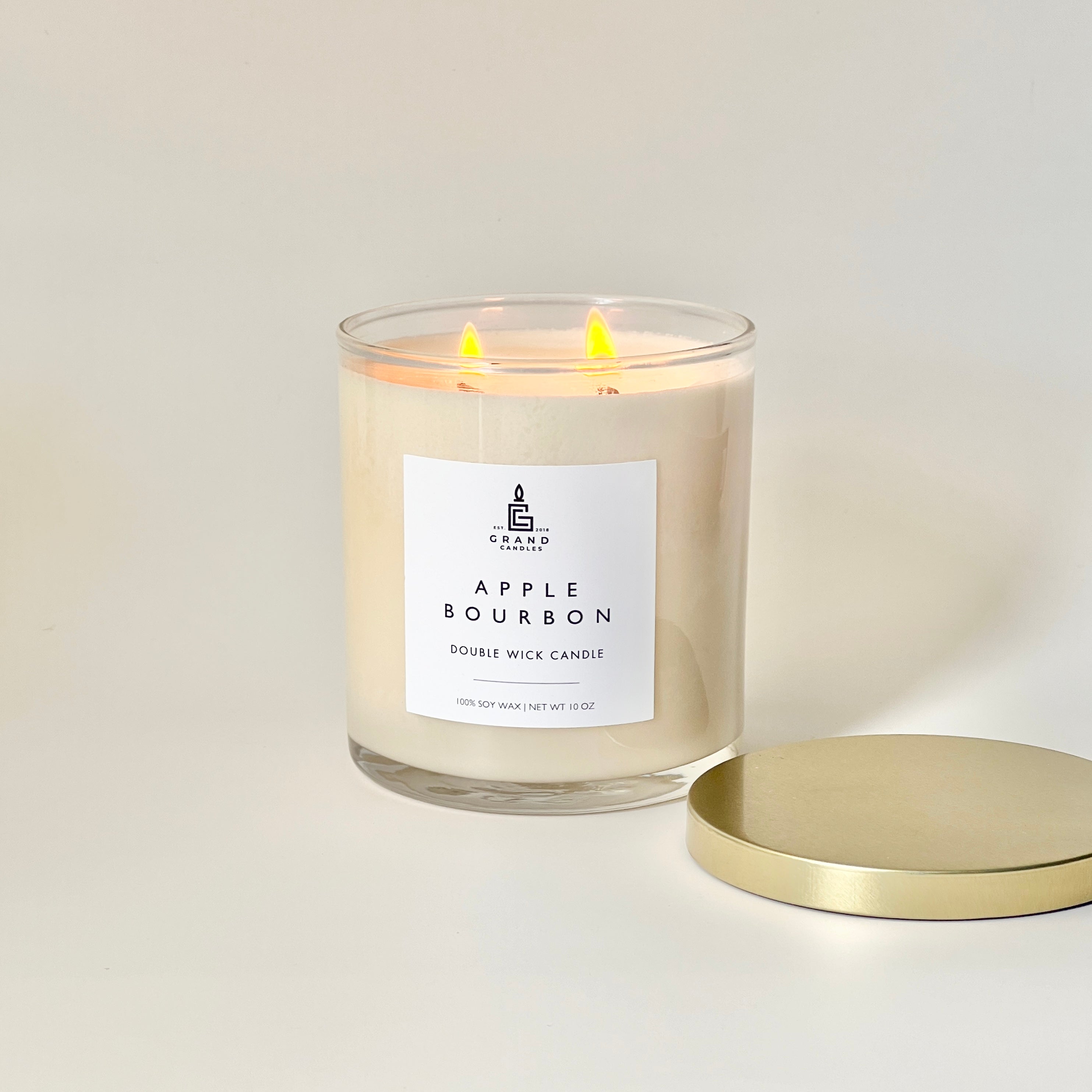 Apple Bourbon Candle  - Grand Candles LLC   
