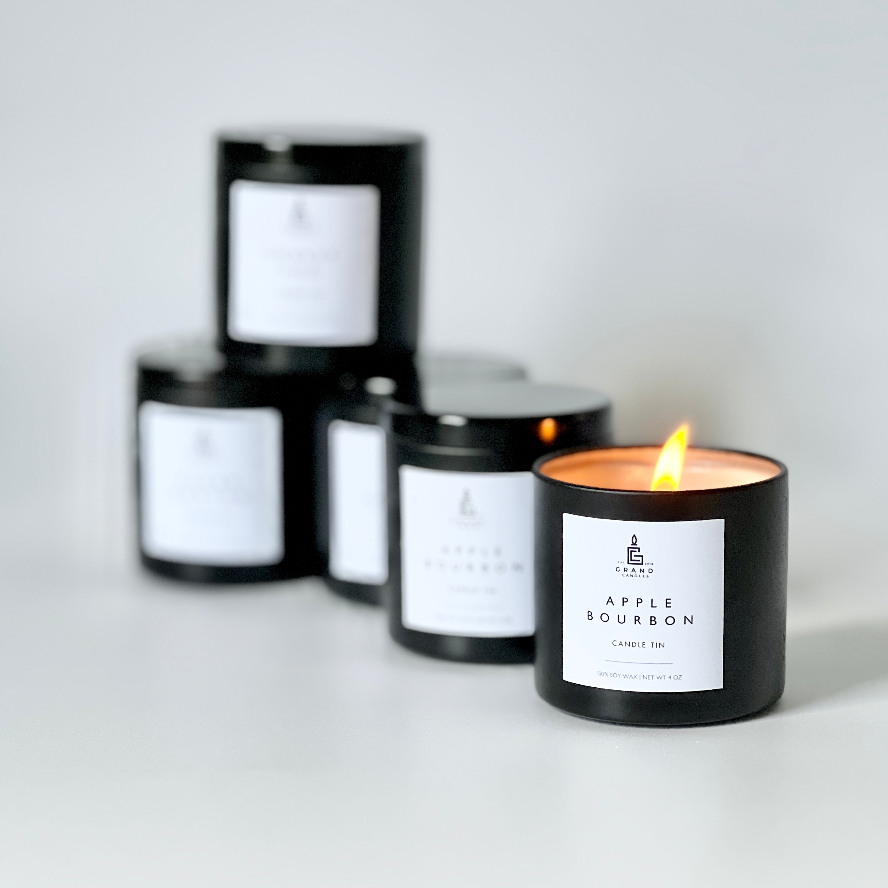 Apple Bourbon Candle  - Grand Candles LLC   