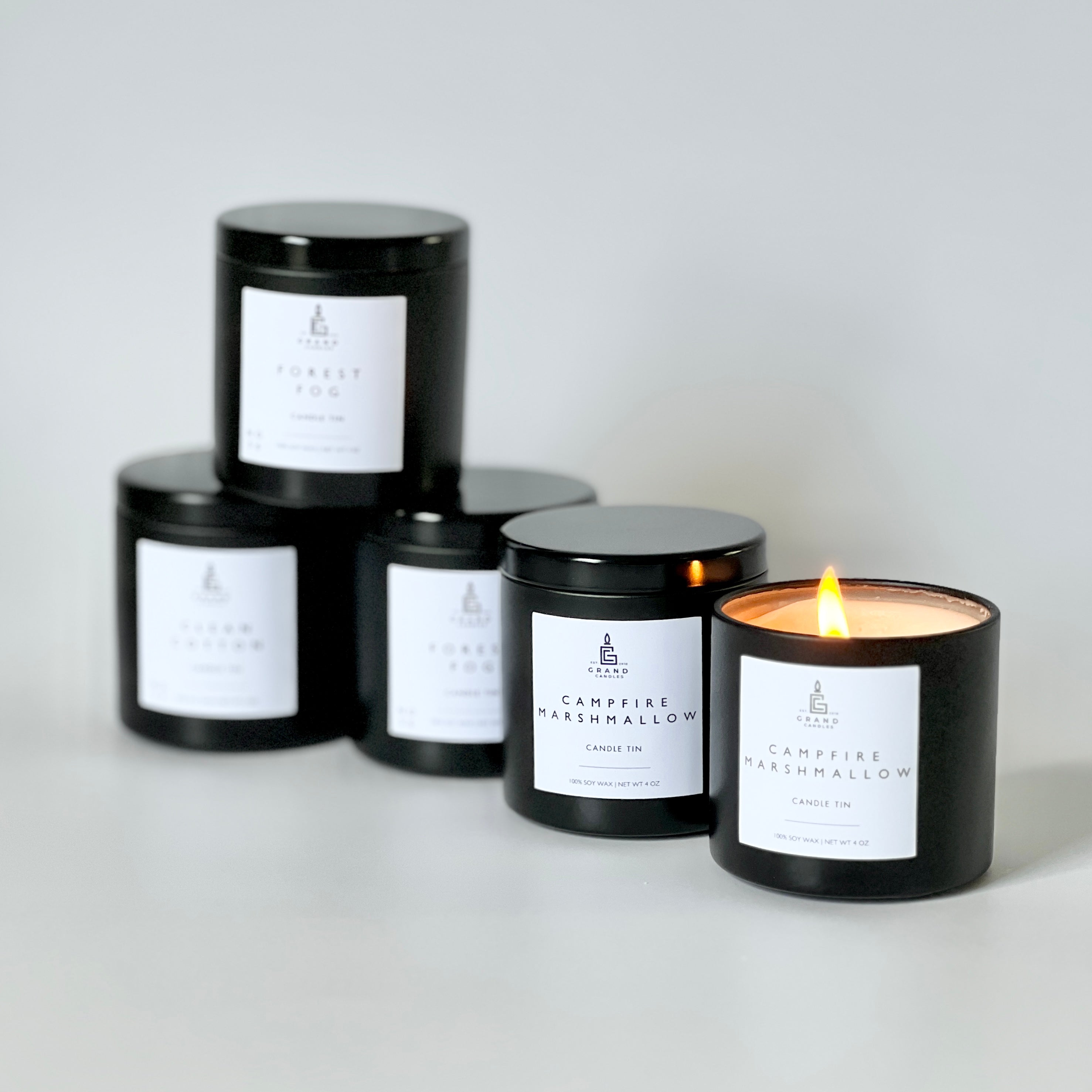 Campfire Marshmallow Candle  - Grand Candles LLC   