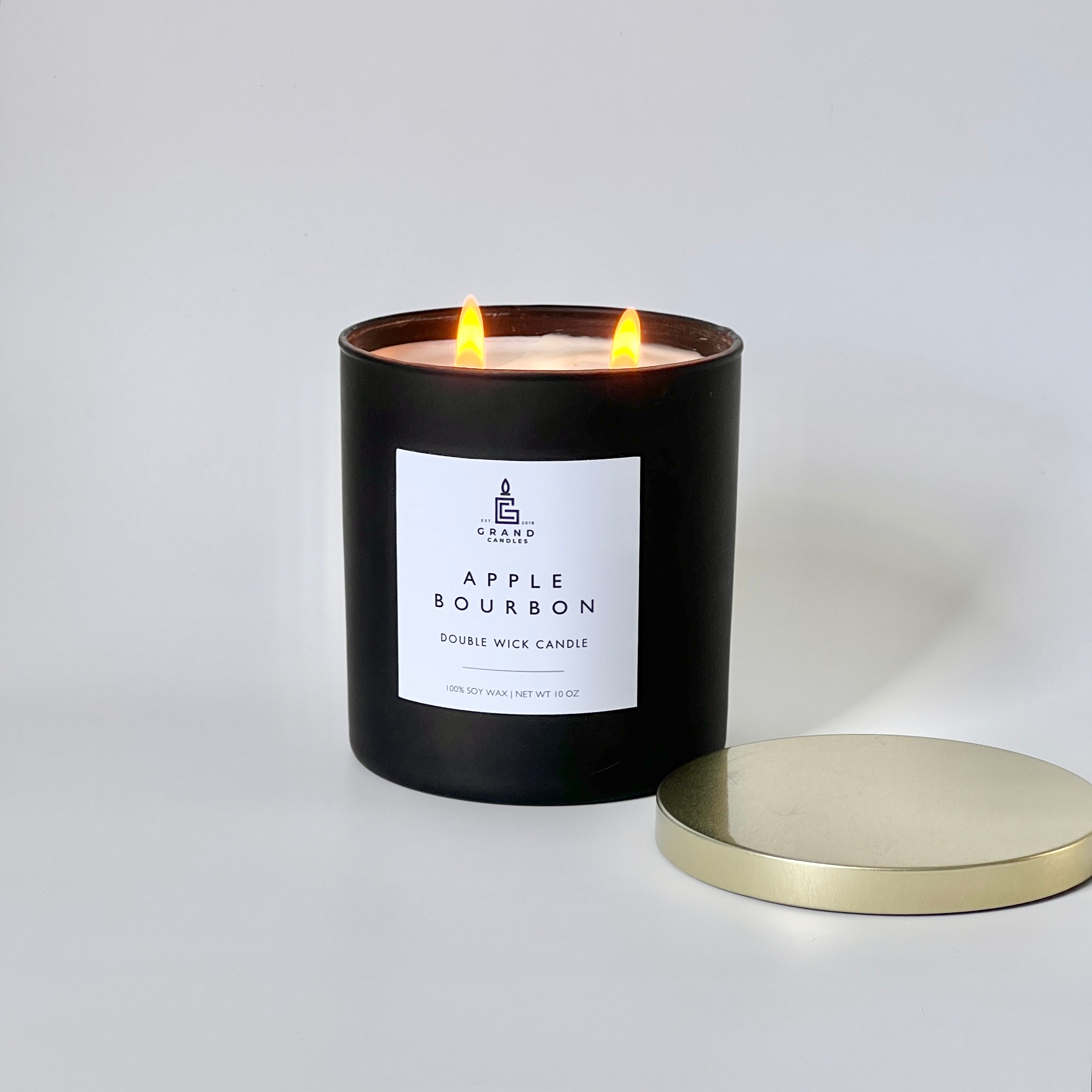 Apple Bourbon Candle  - Grand Candles LLC   