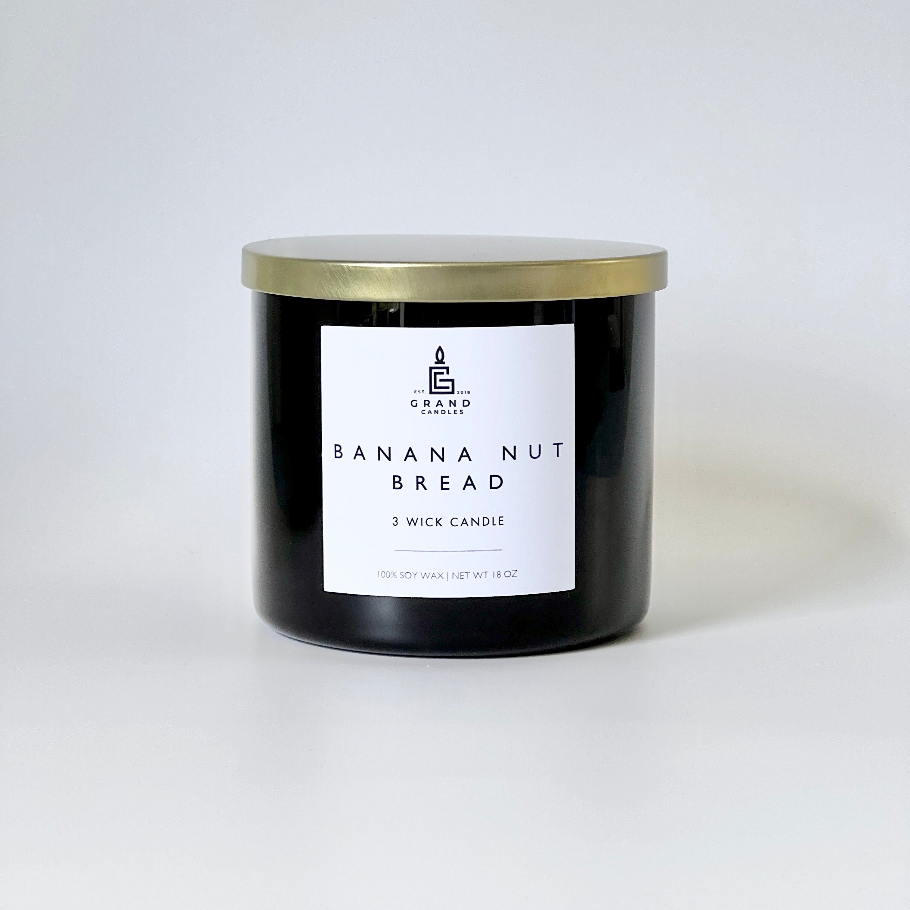 Banana Nut Bread Candle  - Grand Candles LLC   