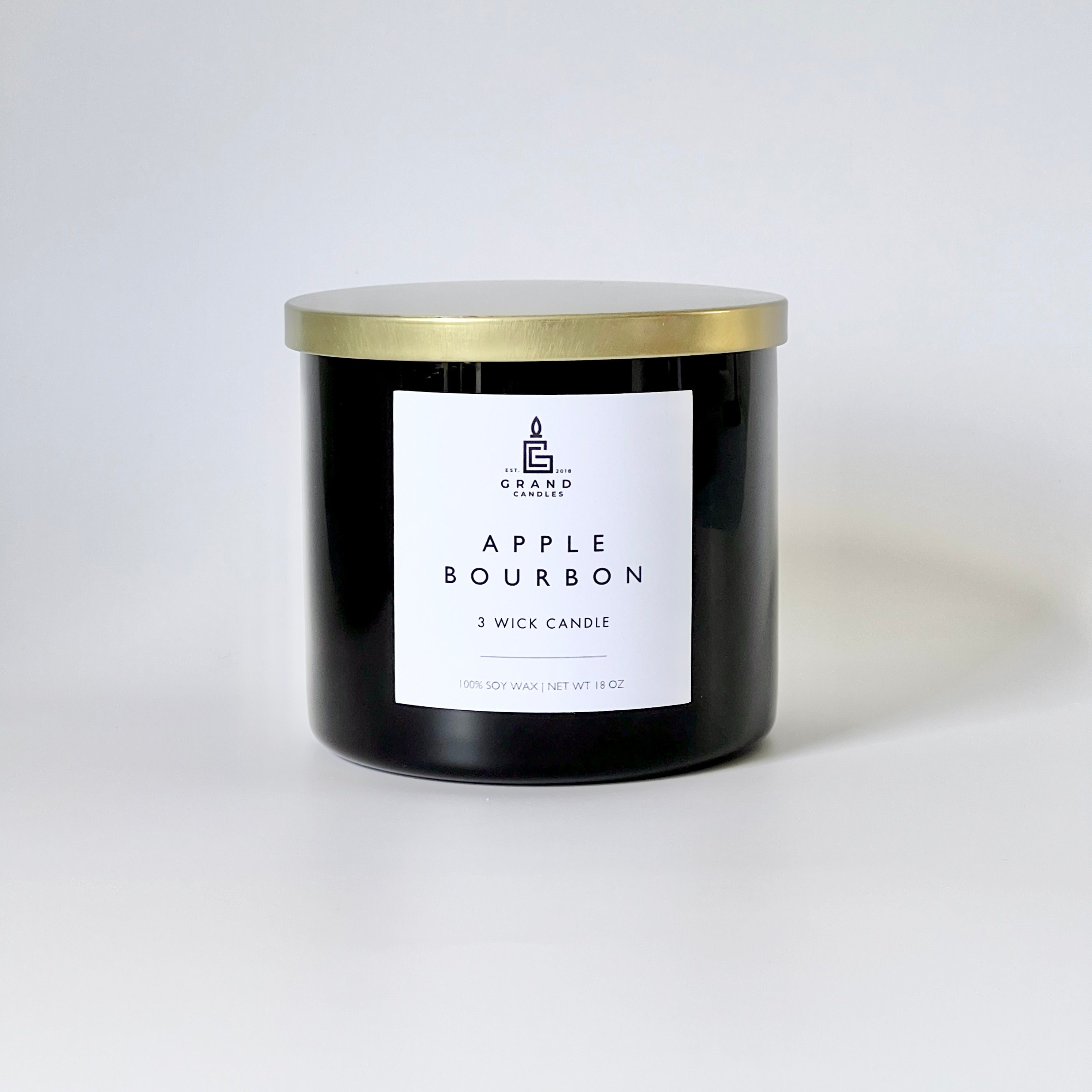 Apple Bourbon Candle  - Grand Candles LLC   