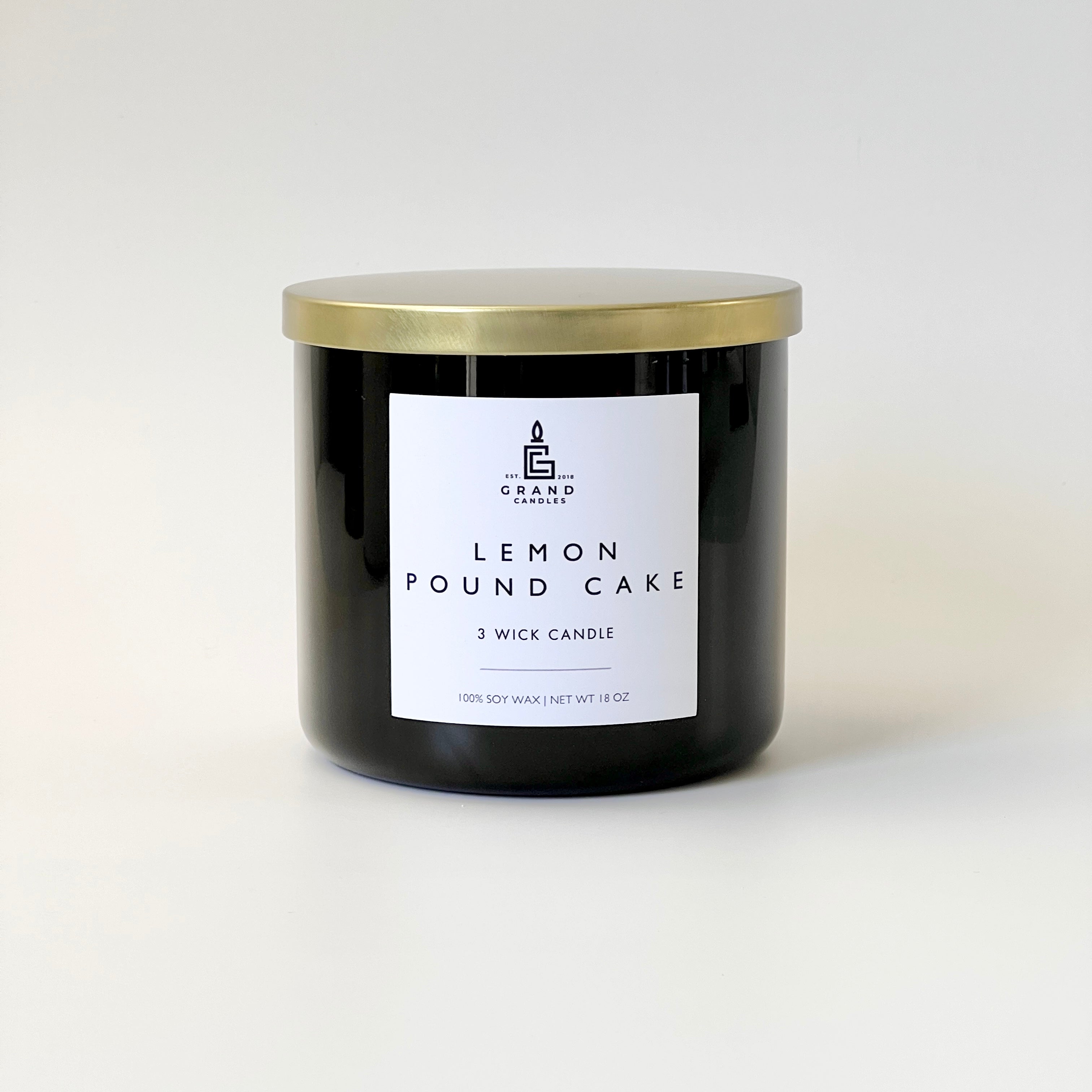 Lemon Pound Cake Candle  - Grand Candles LLC   