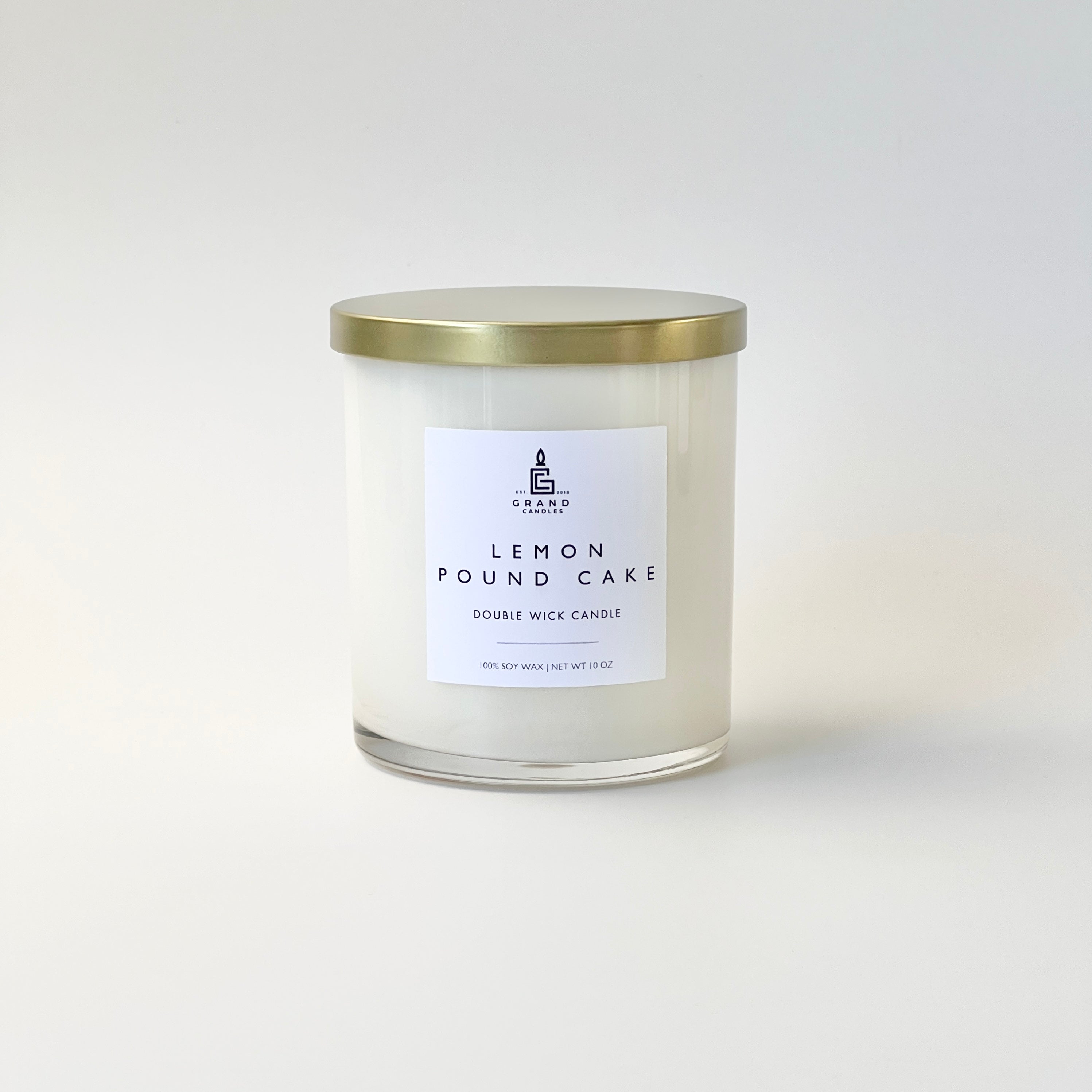 Lemon Pound Cake Candle  - Grand Candles LLC   