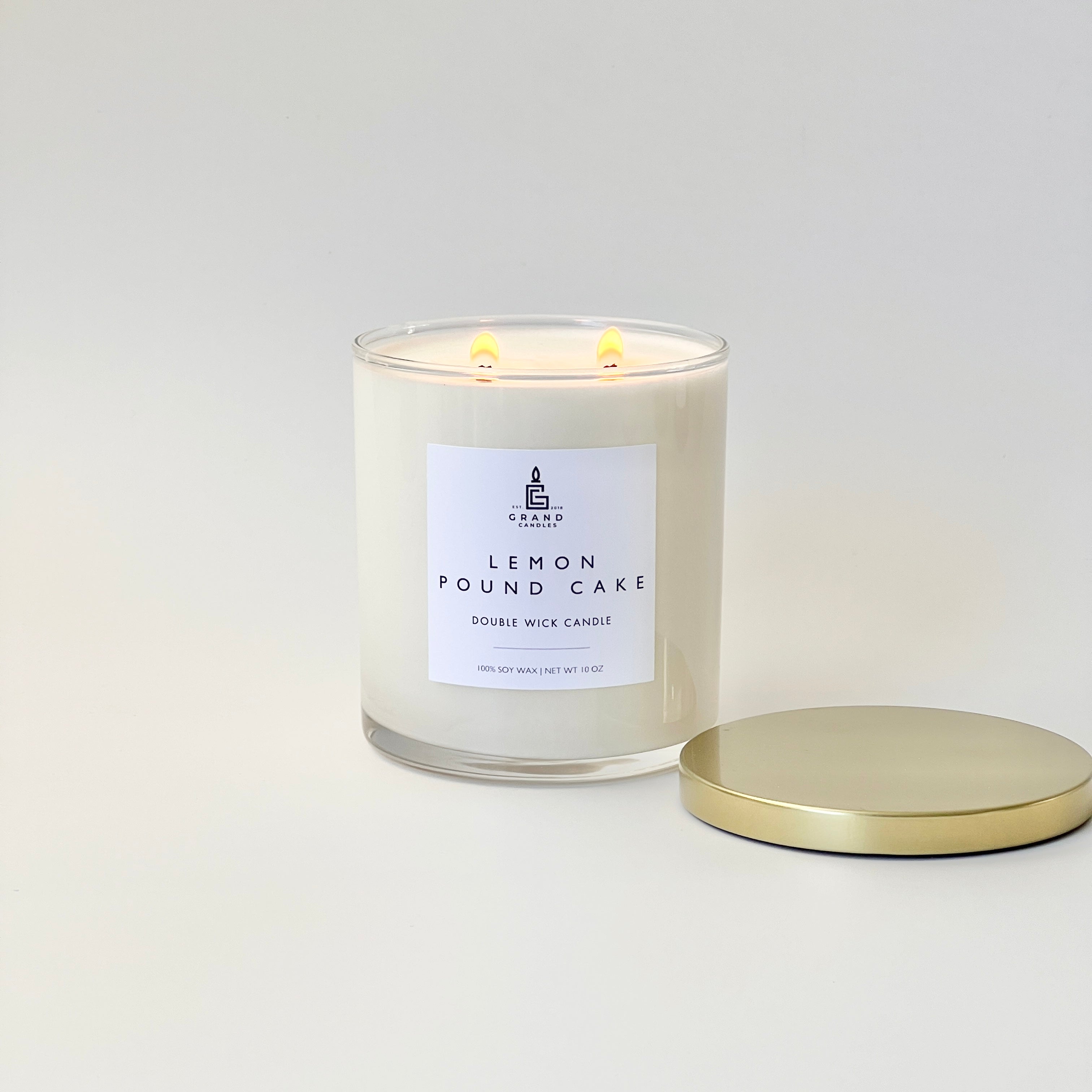 Lemon Pound Cake Candle  - Grand Candles LLC   