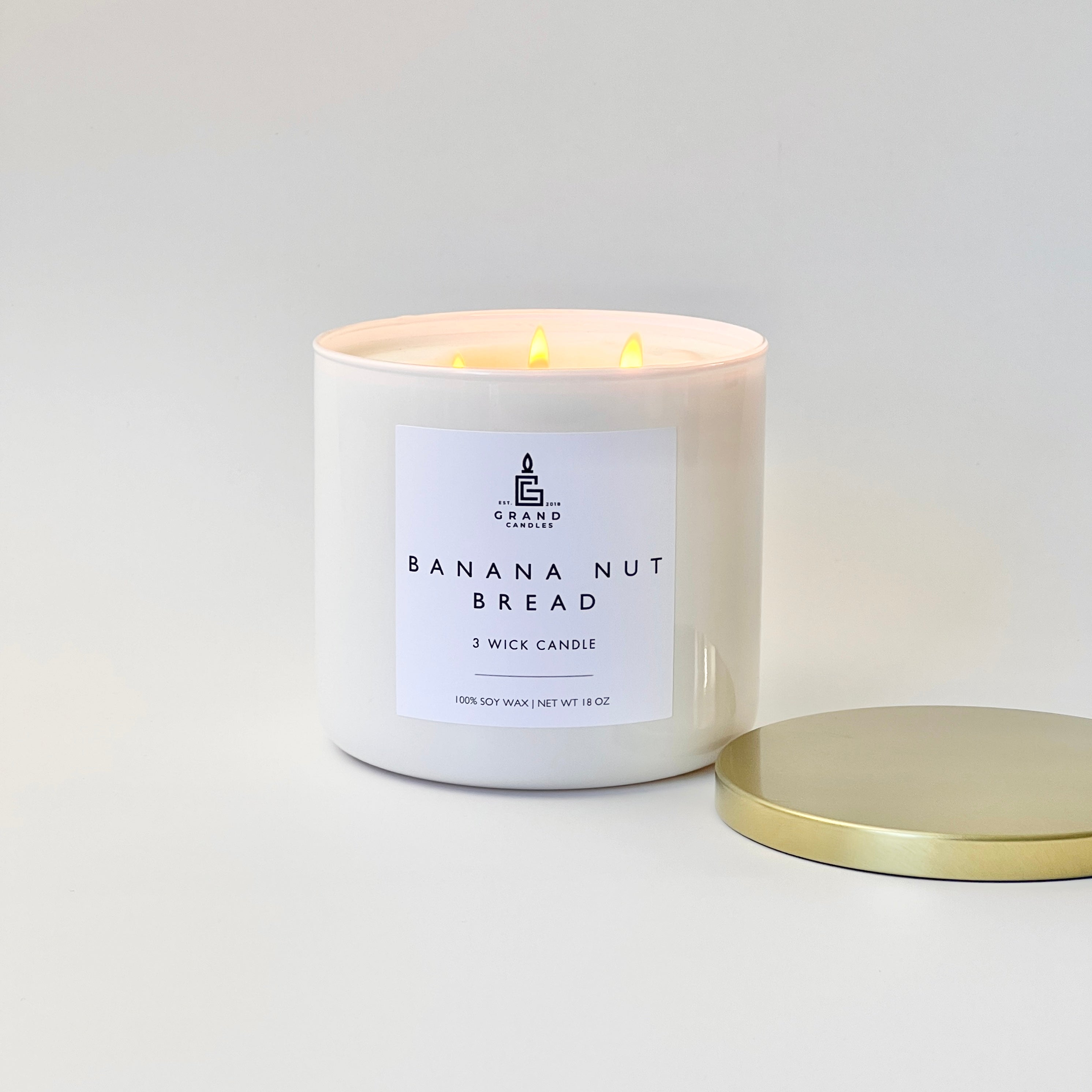 Banana Nut Bread Candle  - Grand Candles LLC   