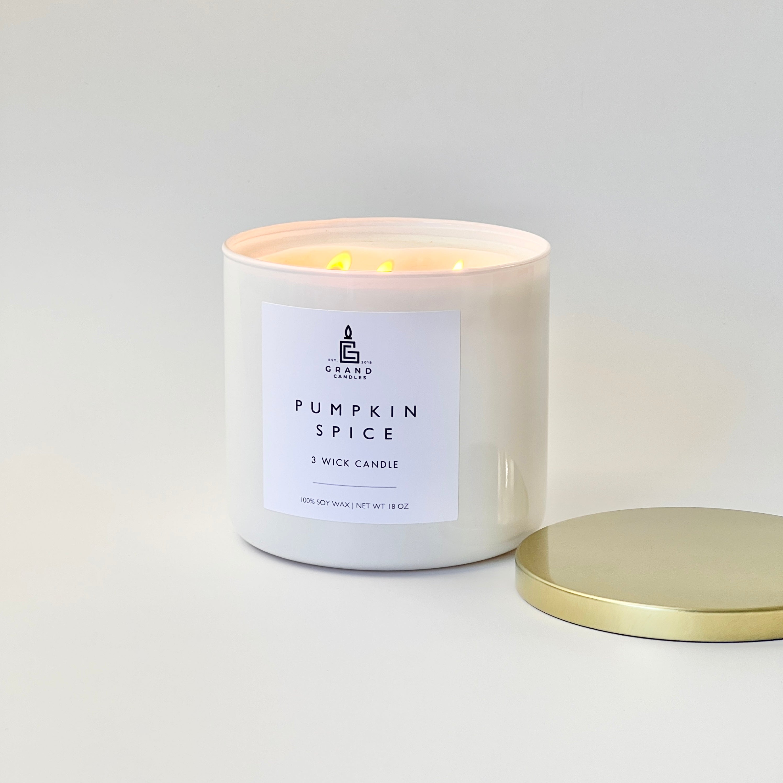 Pumpkin Spice Candle  - Grand Candles LLC   