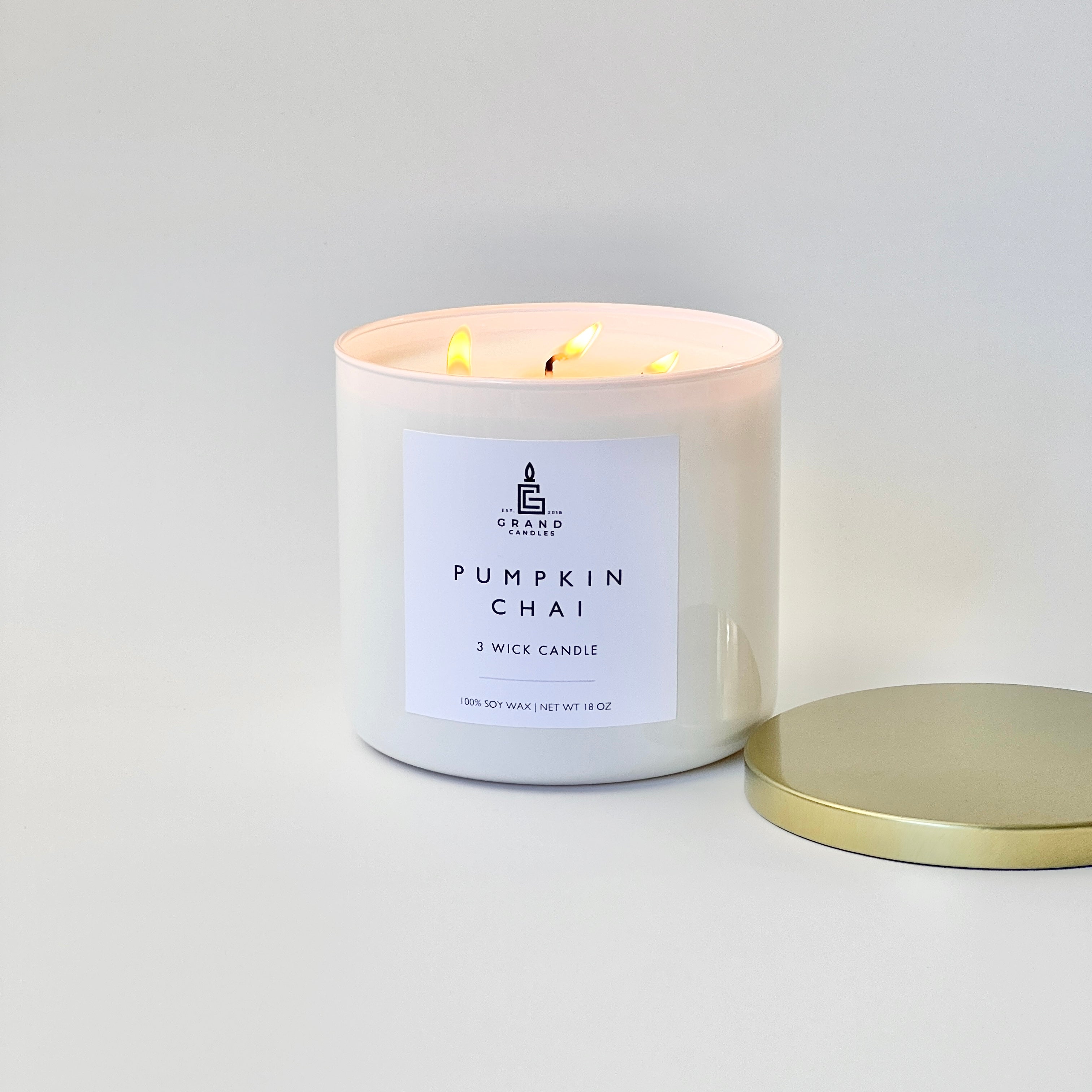 Pumpkin Chai Candle  - Grand Candles LLC   
