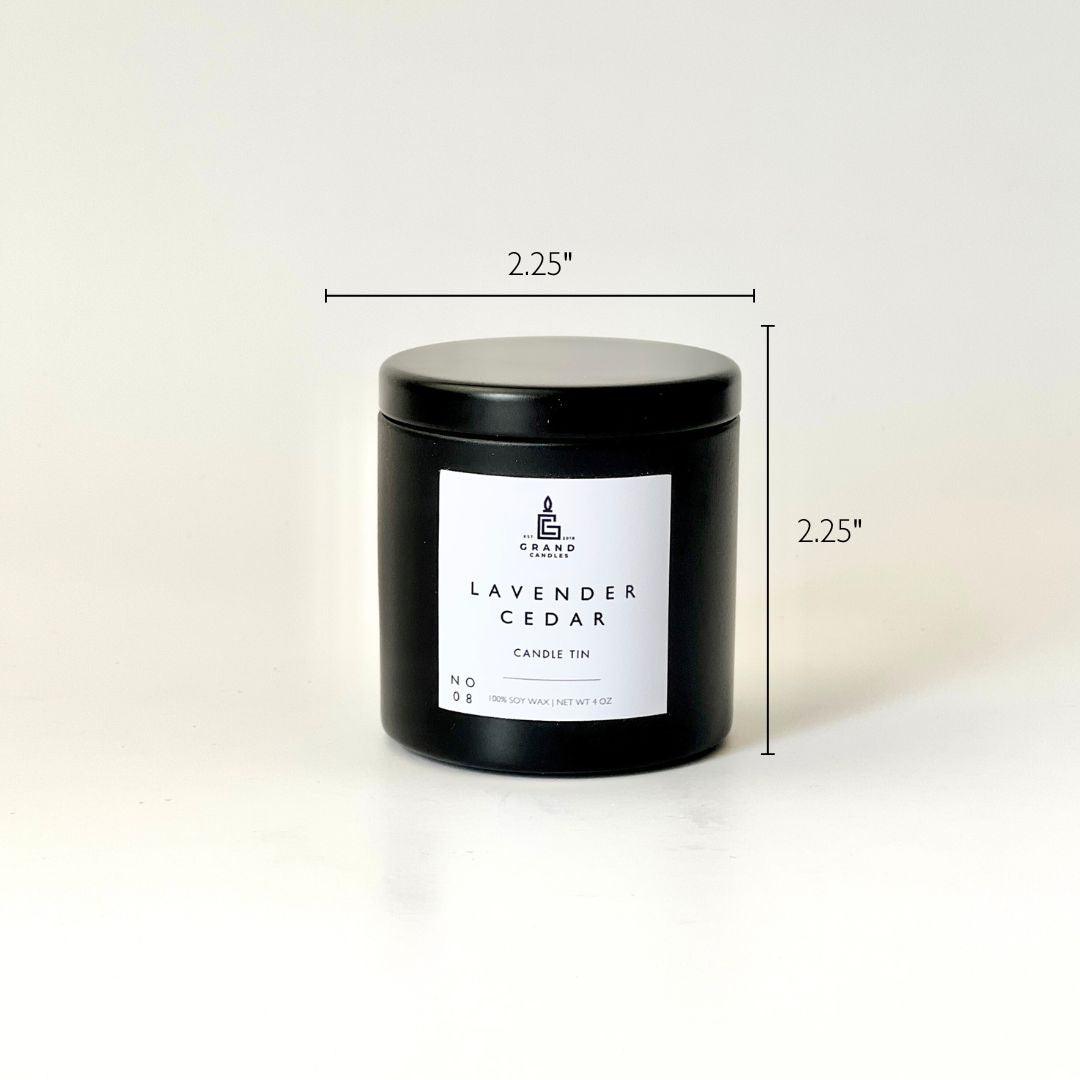 Lavender Cedar Candle  - Grand Candles LLC   