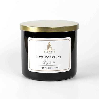 Lavender Cedar Candle Grand Candles LLC