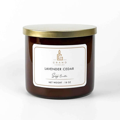 Lavender Cedar Candle Grand Candles LLC