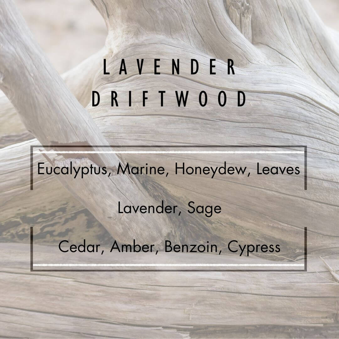 Lavender Driftwood Reed Diffuser  - Grand Candles LLC   