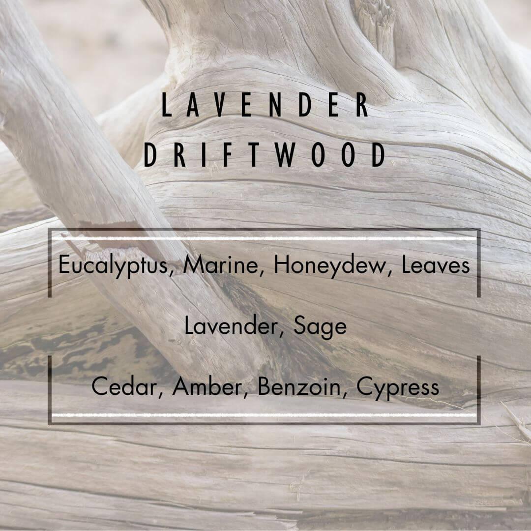 Lavender Driftwood Candle  - Grand Candles LLC   
