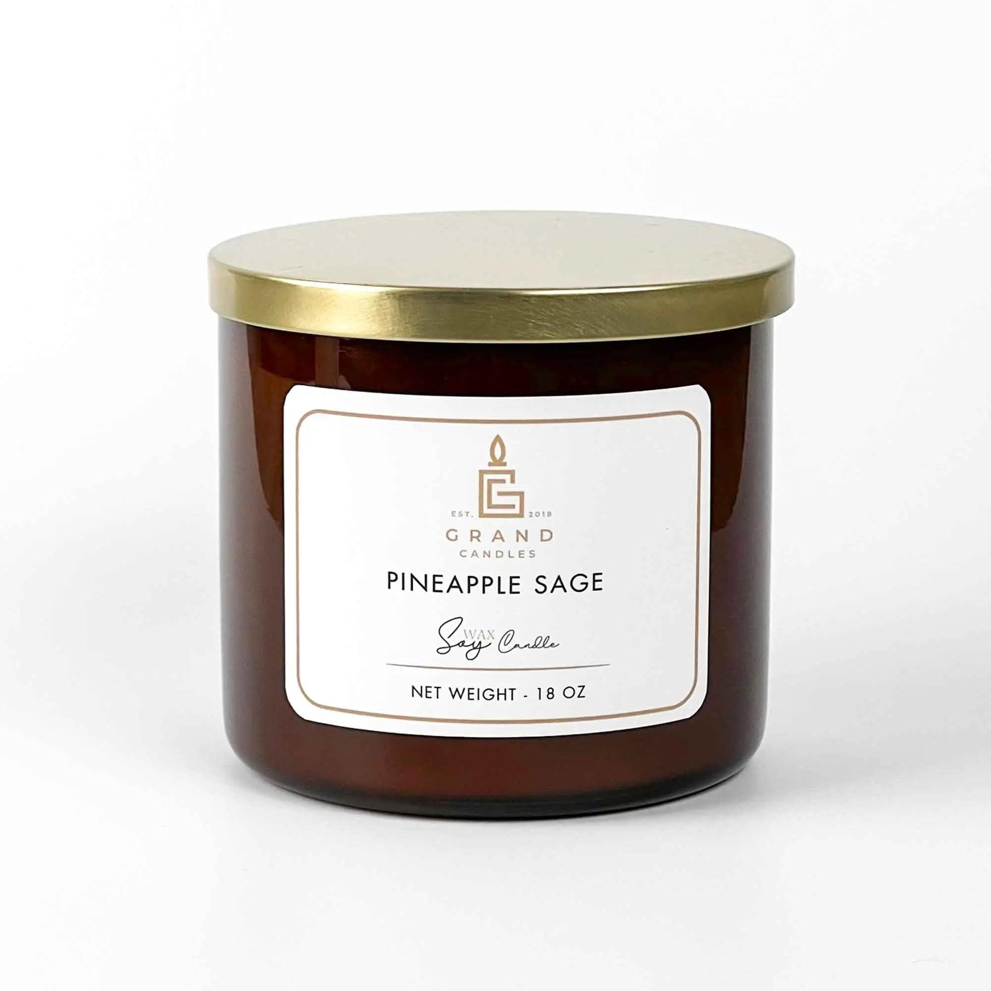 Pineapple Sage Candle  - Grand Candles LLC   