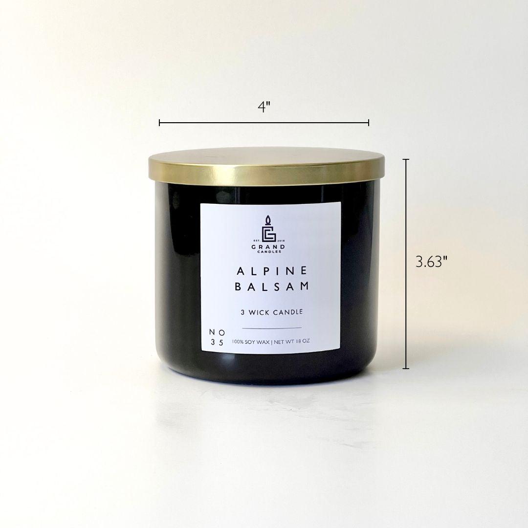 Alpine Balsam Soy Candle  - Grand Candles LLC   