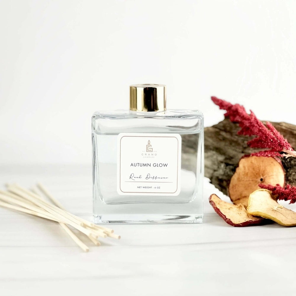 Autumn Glow Reed Diffuser | Aromatherapy Oil Diffuser - Grand Candles