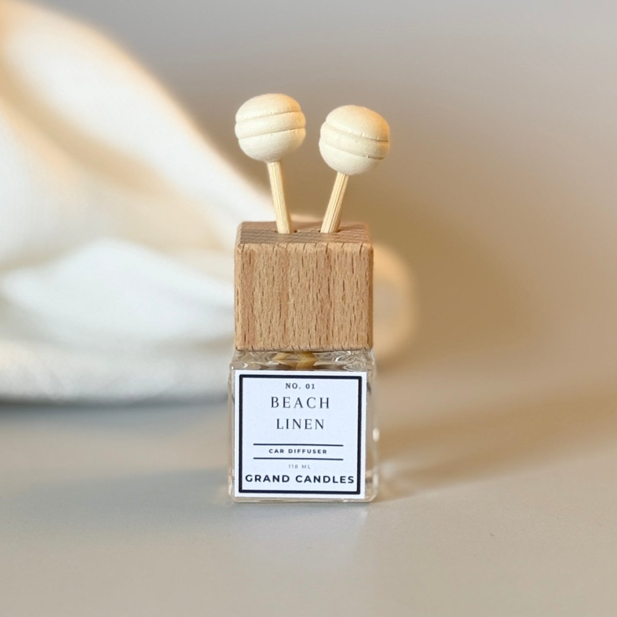 Beach Linen Car Diffuser - LINEN - CAR DIFFUSER Grand Candles