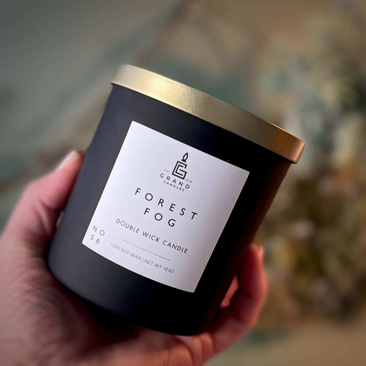 Forest Fog Candle - FOREST - 10 - BLK Grand Candles
