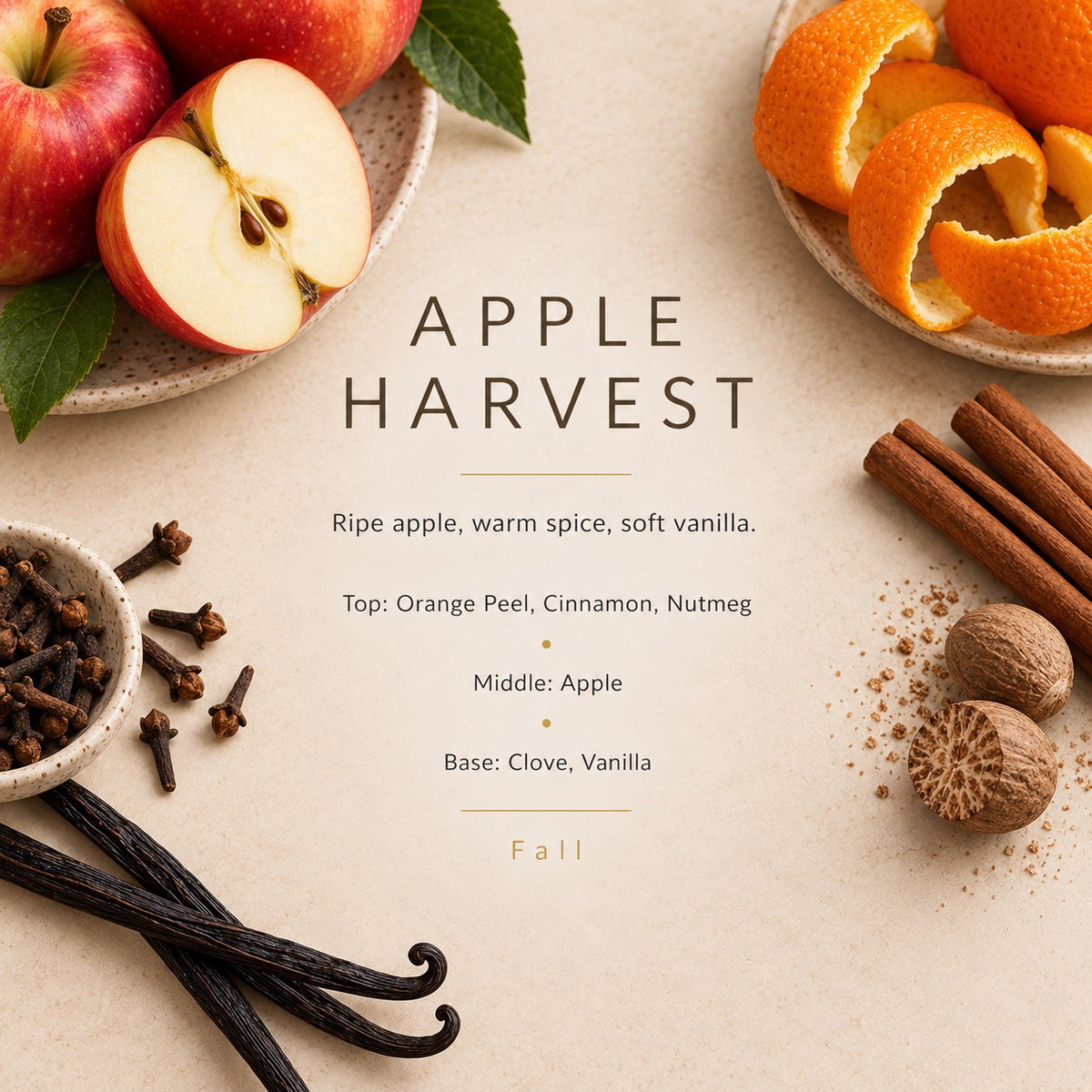 Apple Harvest fragrance artwork — Grand Candles