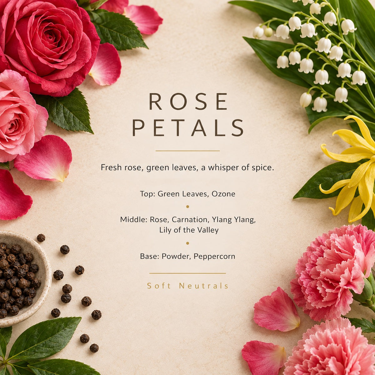 Rose Petals fragrance artwork — Grand Candles