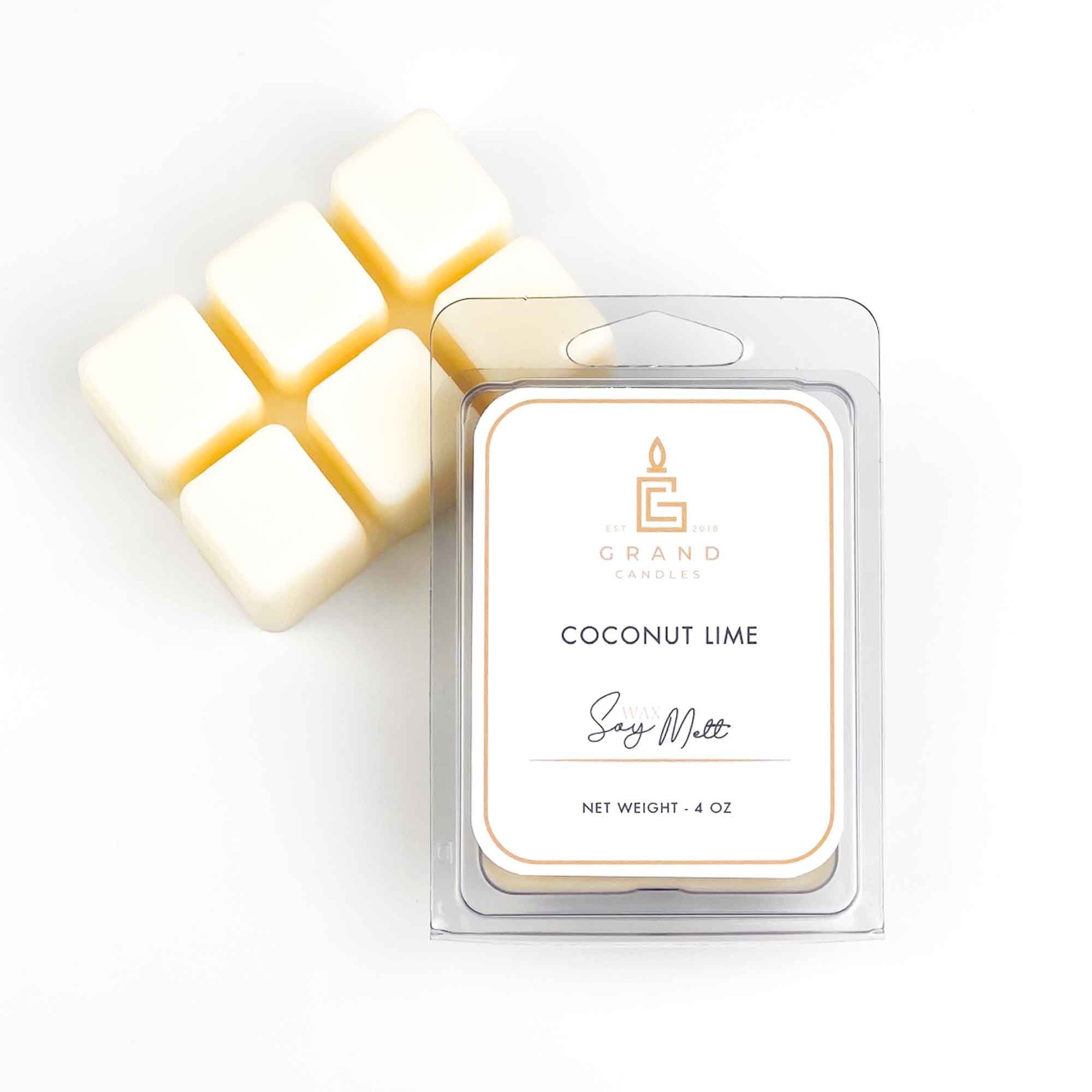 Coconut Lime Soy Wax Melt  - Grand Candles LLC   