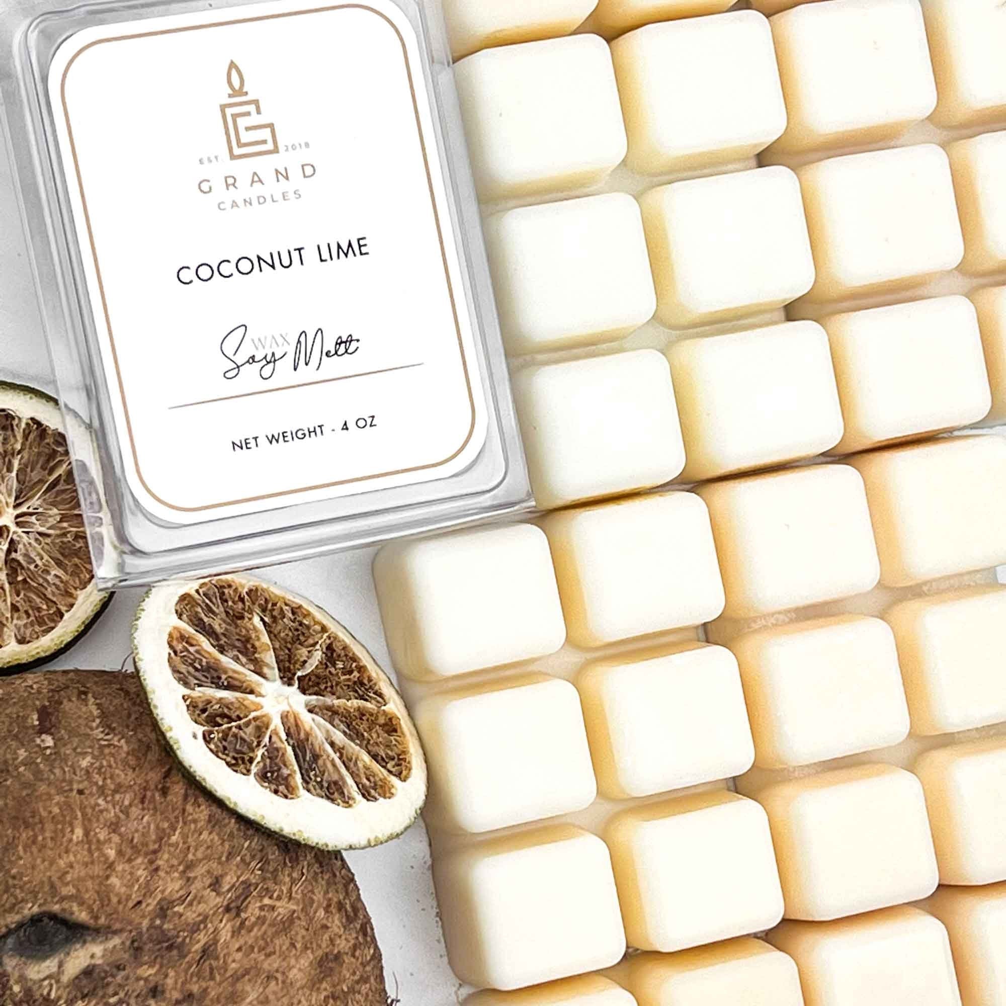 Coconut Lime Soy Wax Melt  - Grand Candles LLC   