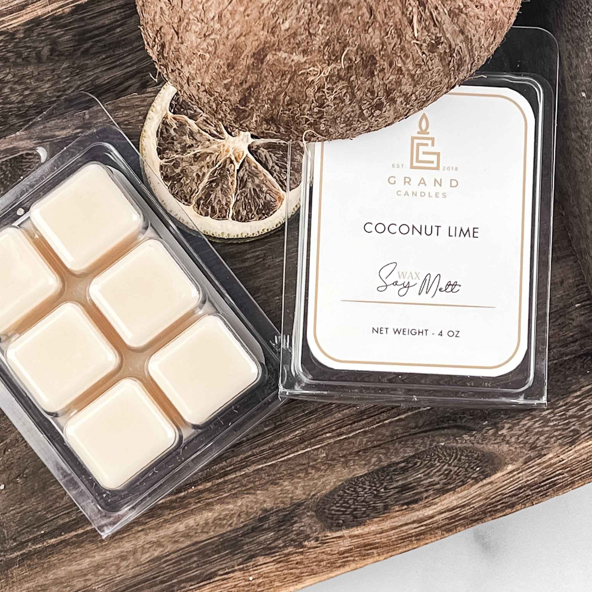 Coconut Lime Soy Wax Melt  - Grand Candles LLC   