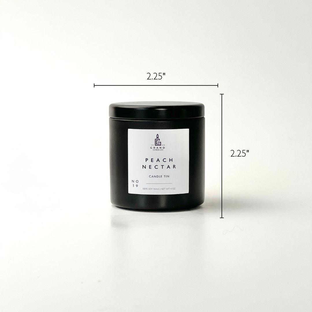Peach Nectar Candle  - Grand Candles LLC   