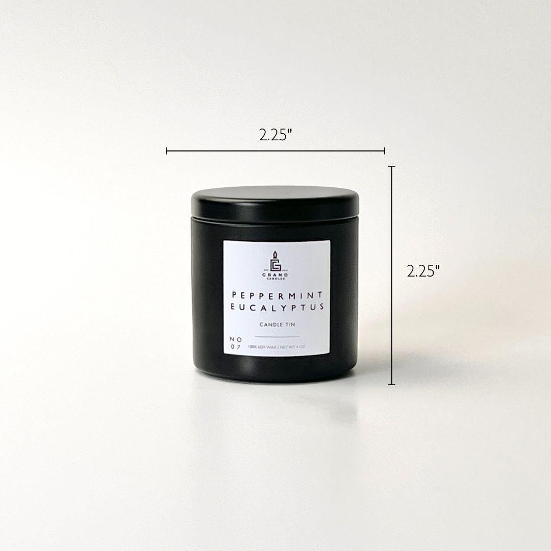 Peppermint Eucalyptus Candle  - Grand Candles LLC   