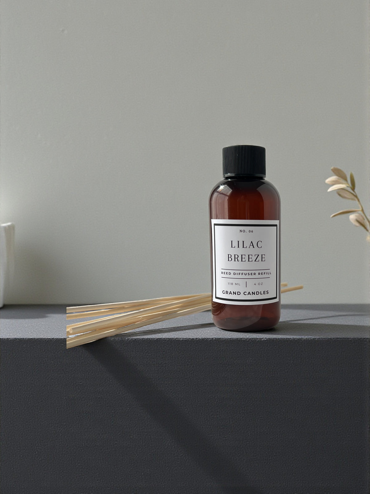 Grand Candles reed diffuser refill bottle