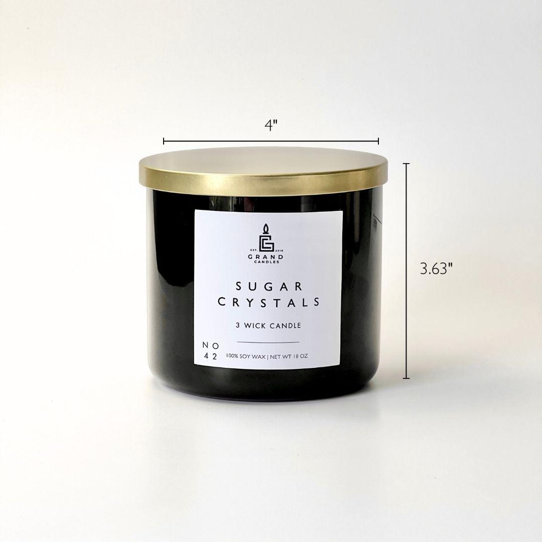 Sugar Crystals Candle  - Grand Candles LLC   