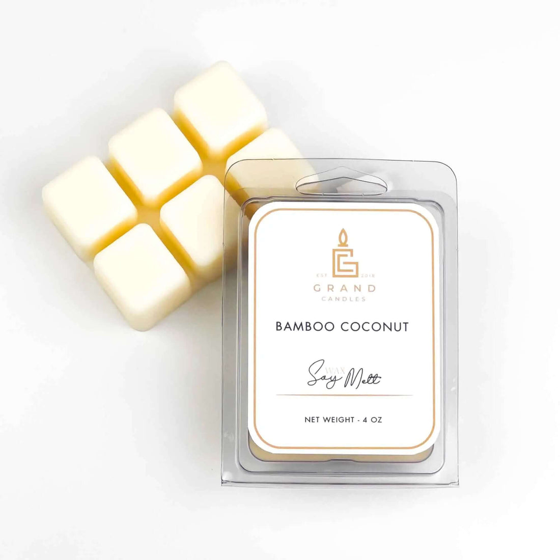 Bamboo Coconut Soy Wax Melt Grand Candles LLC