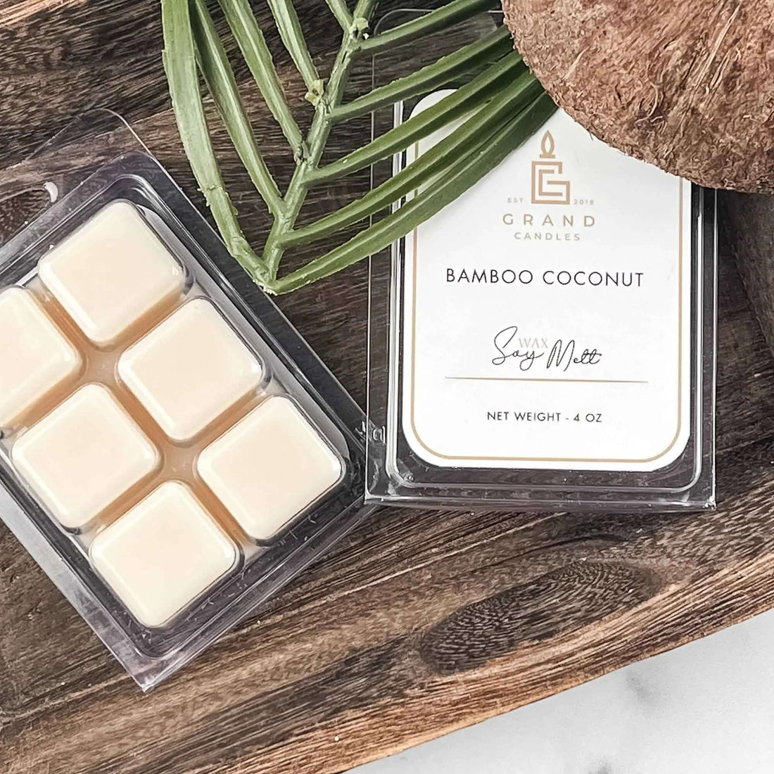 Bamboo Coconut Soy Wax Melt Grand Candles LLC